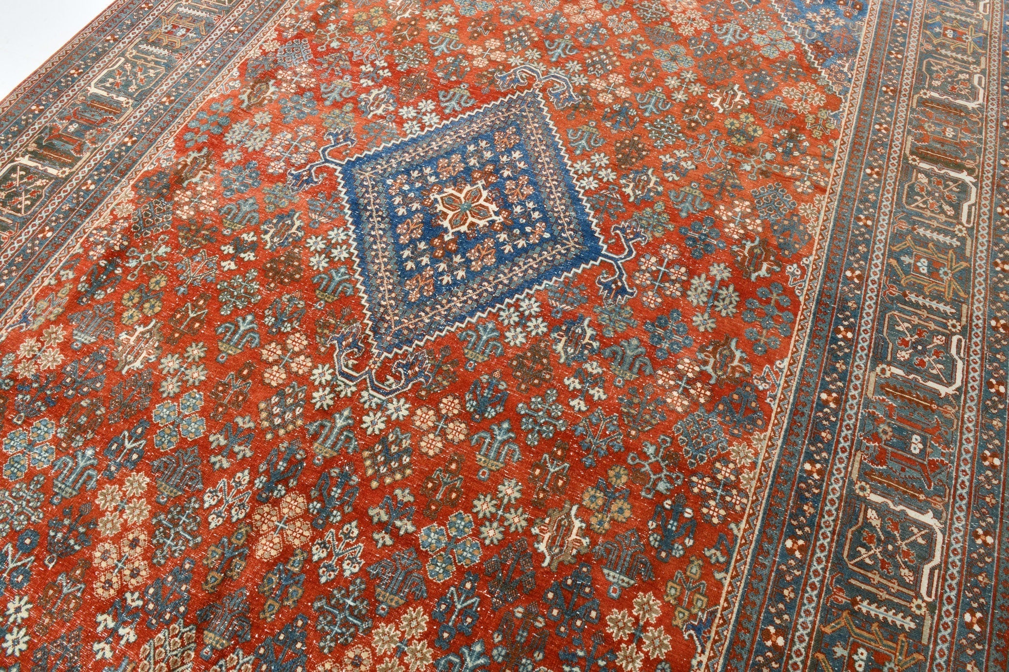 Vintage Persian Style Rug 9’1’’ x 12’9’’ ft