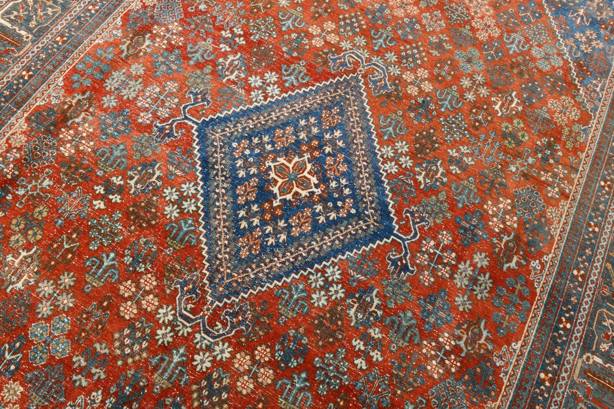 Vintage Persian Style Rug 9’1’’ x 12’9’’ ft