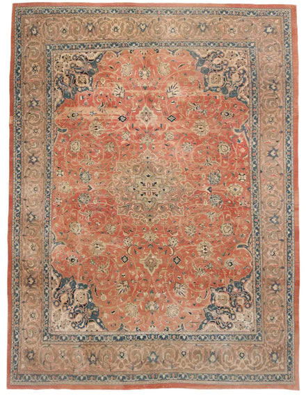 9'7" x 12'11" Authentic Large Size Persian Style Hand Knotted Rug

