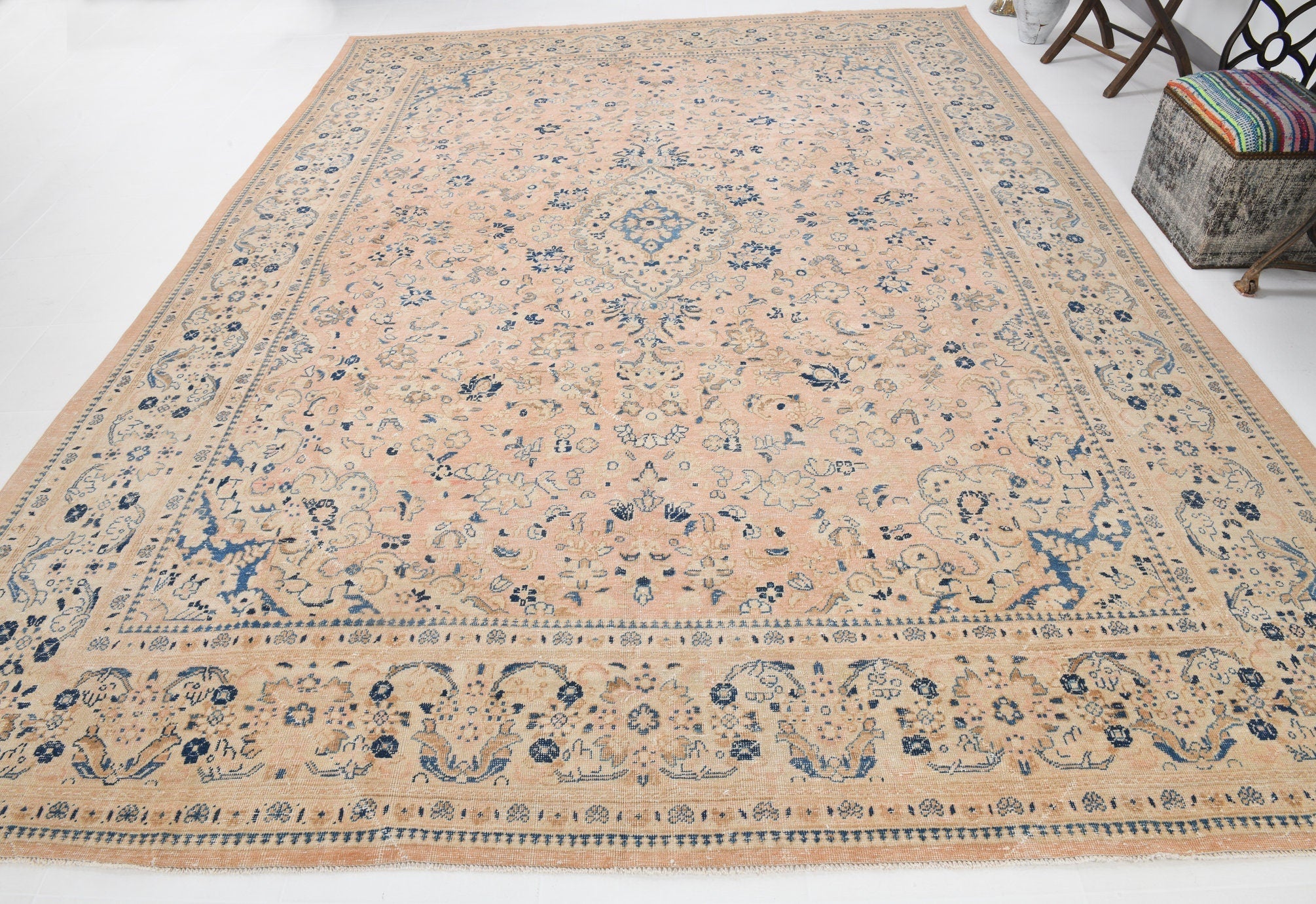 Vintage Persian Style Rug 9’8’’ x 12’10’’ ft