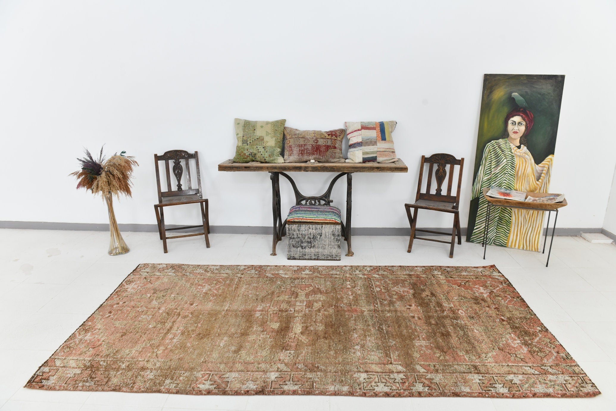 Vintage Rug Kars 4’12’’ x 9’9’’ ft