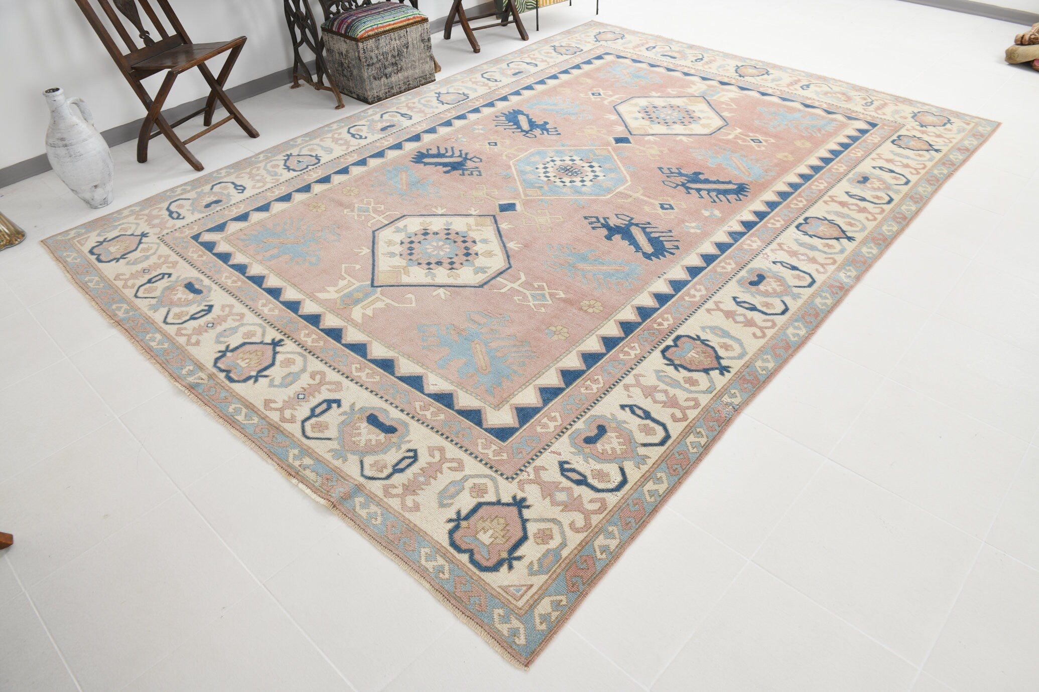 Vintage Rug Kars 8'6" x 11'6" ft