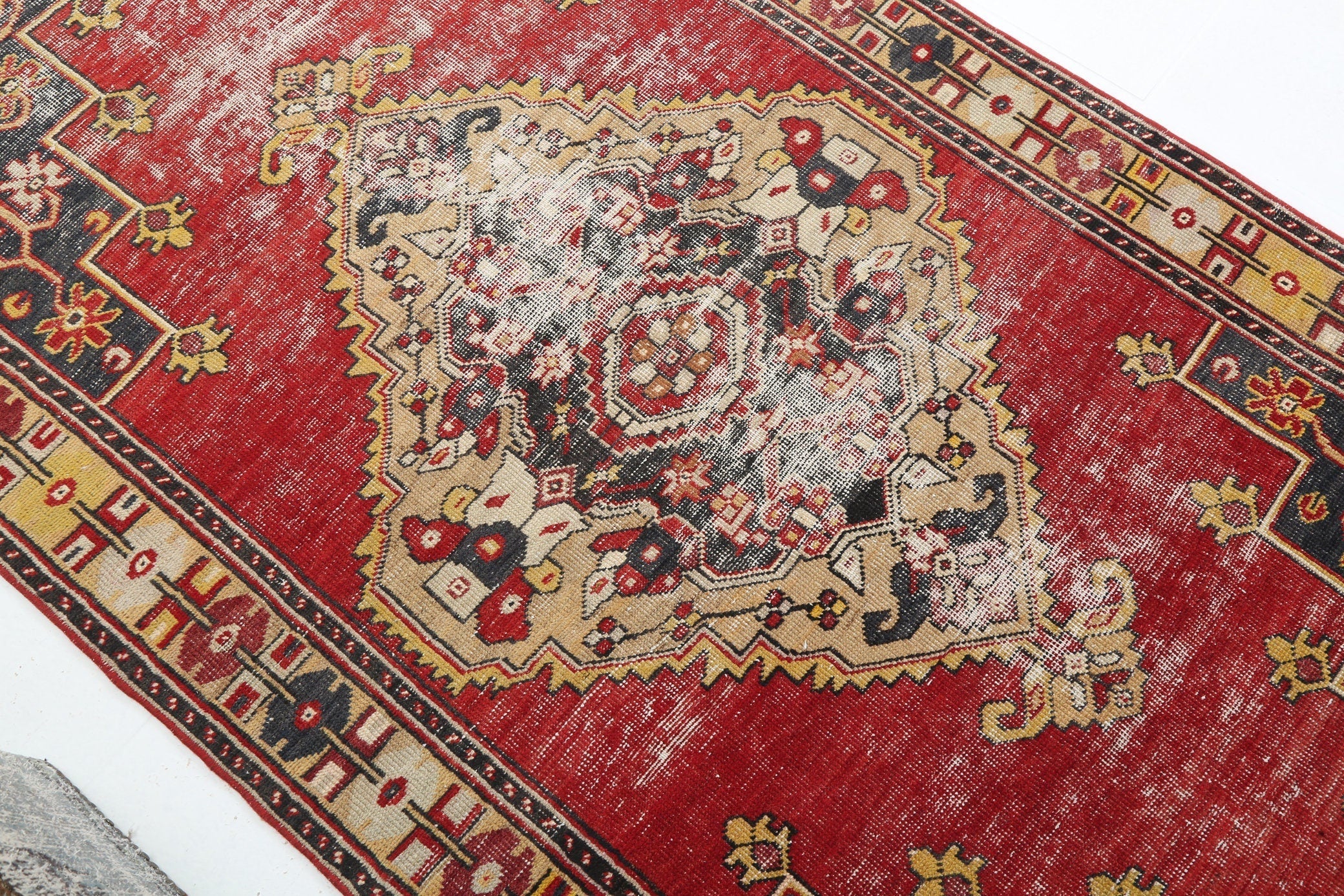 Vintage Rug Oushak 4’0’’ x 8’2’’ ft