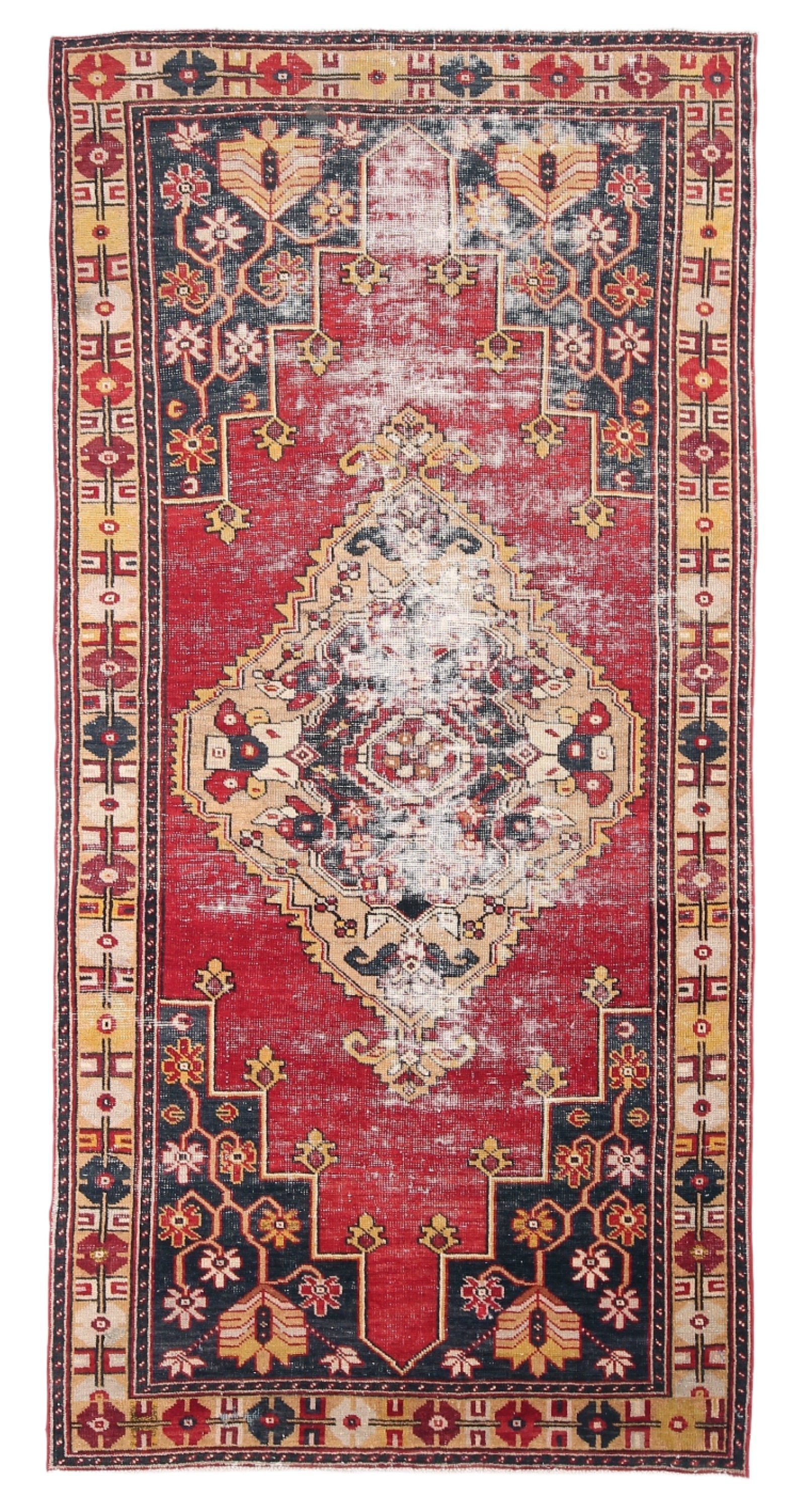 Vintage Rug Oushak 4’0’’ x 8’2’’ ft