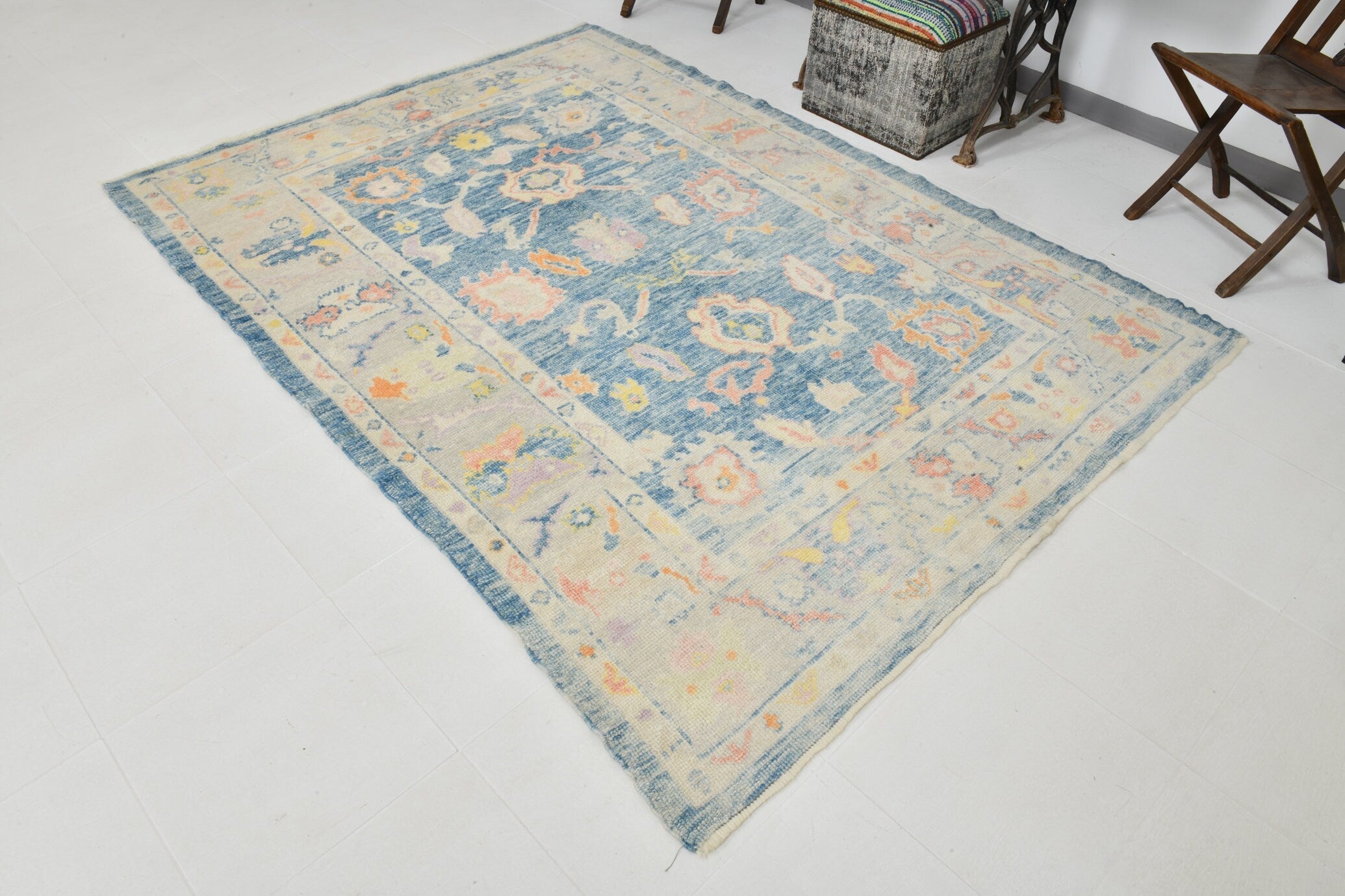 Vintage Rug Oushak 5’10’’ x 8’1’’ ft