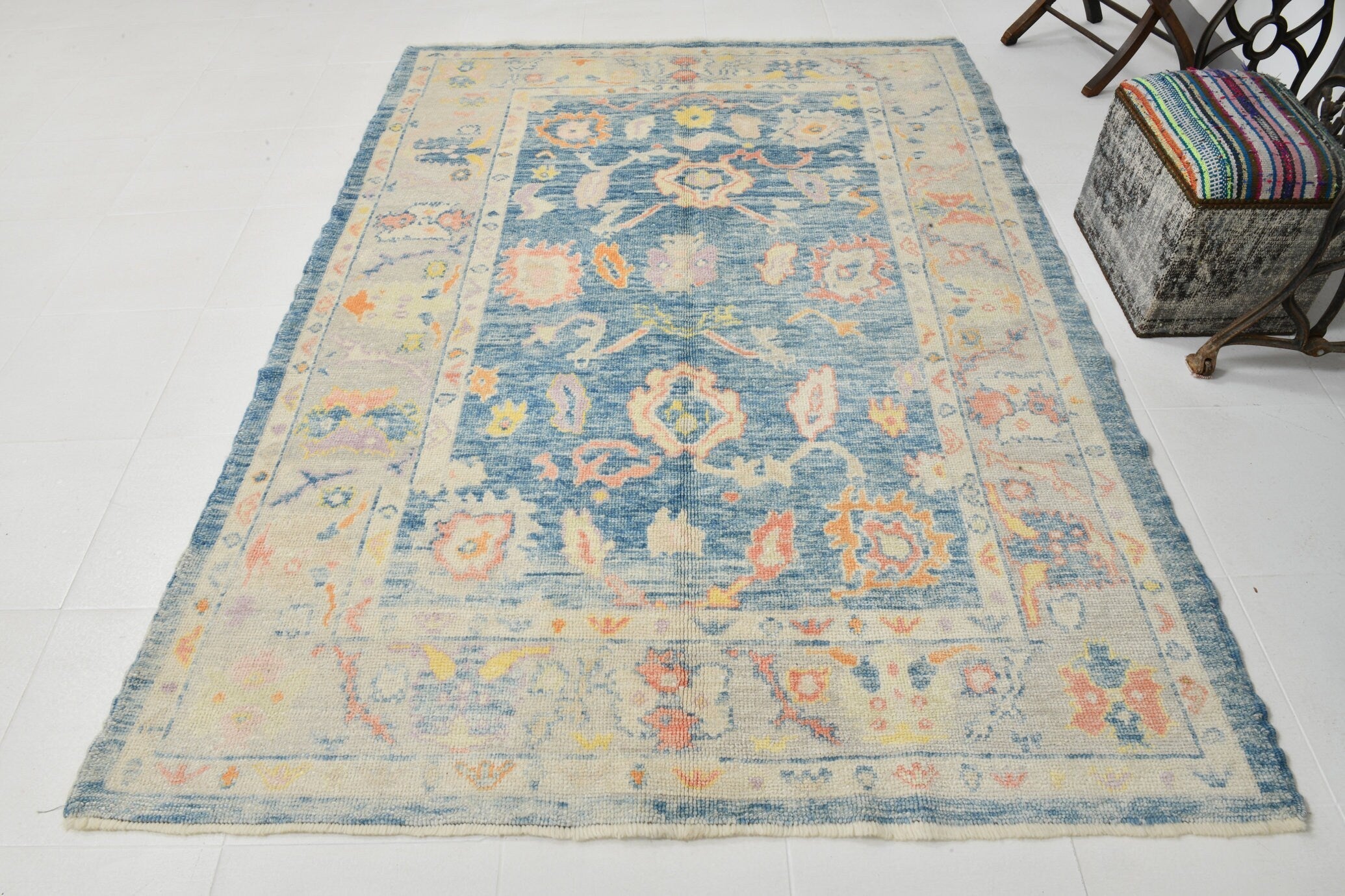 Vintage Rug Oushak 5’10’’ x 8’1’’ ft