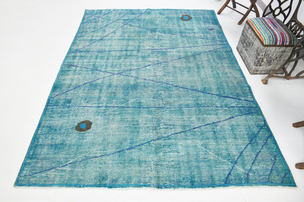 Vintage Rug Pompom 5’12’’ x 8’4’’ ft