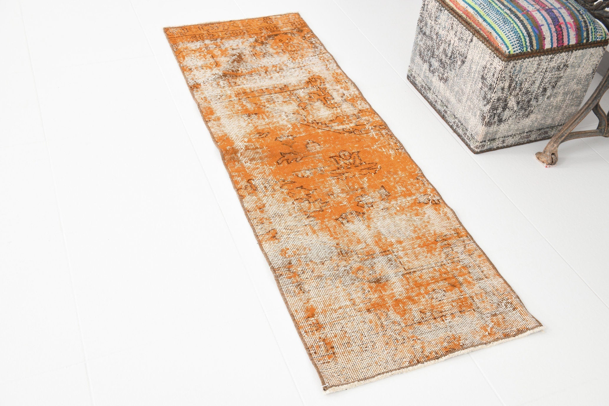 Vintage Runner Rug 1'10" x 5'5" ft