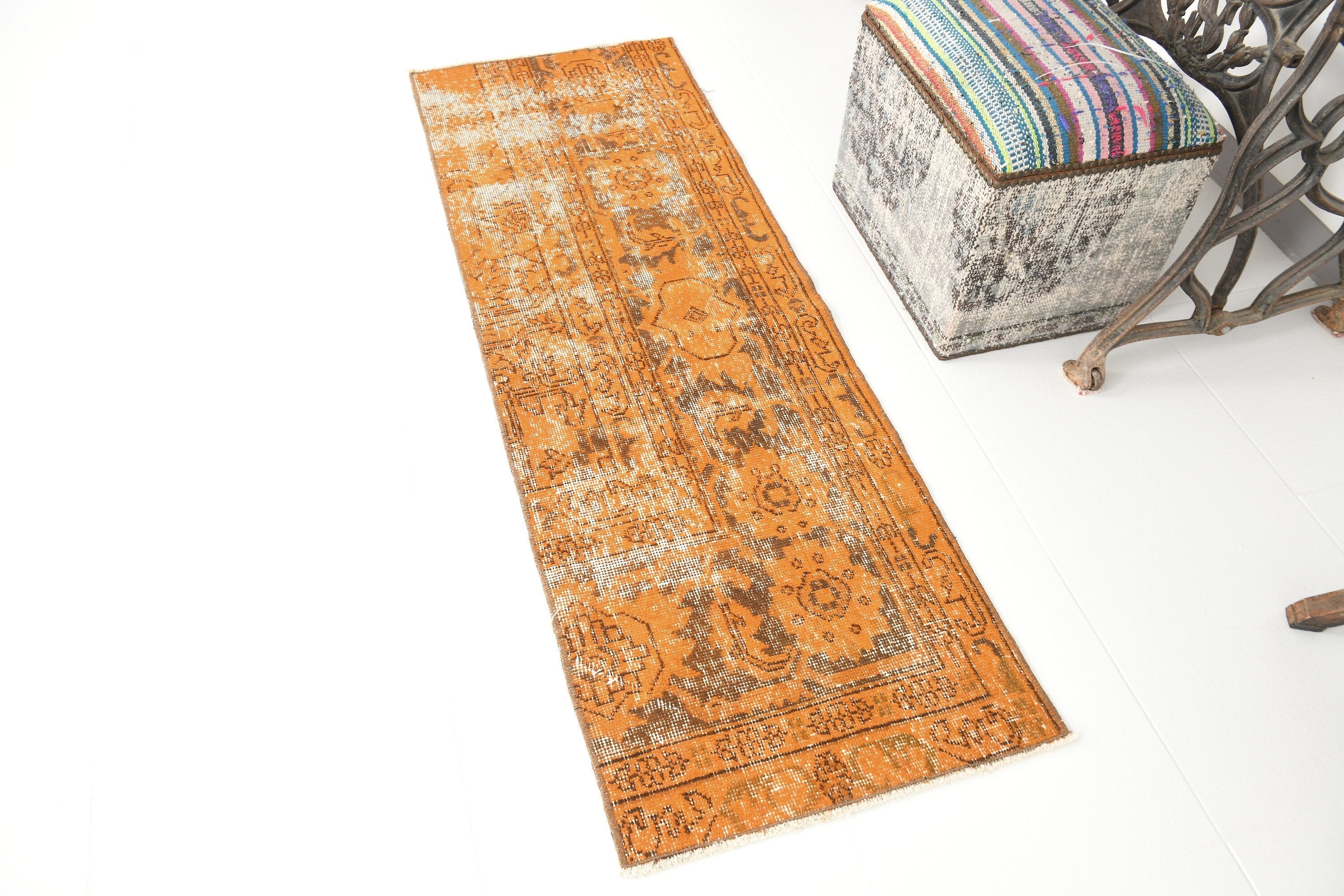 Vintage Runner Rug 1'10" x 5'5" ft