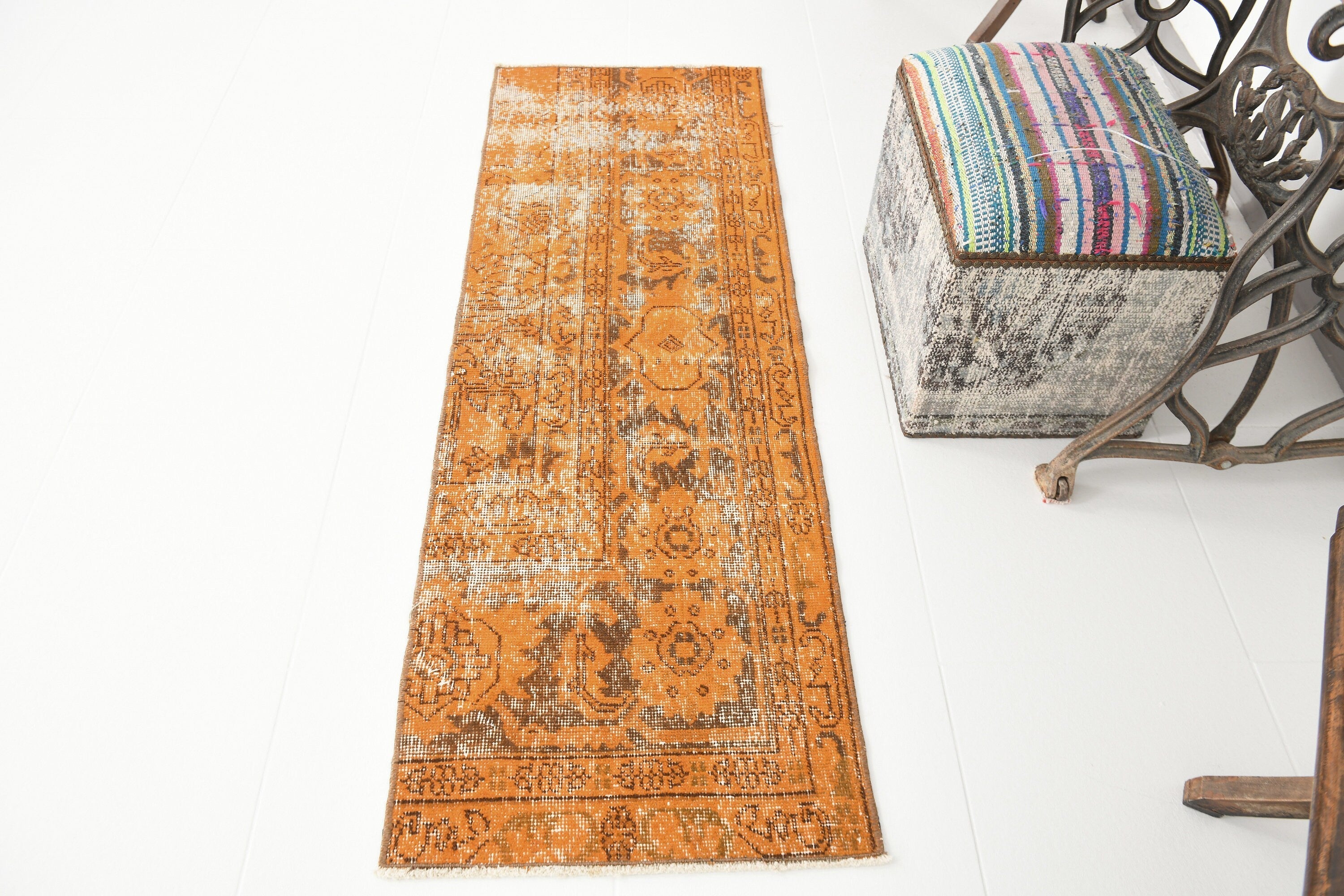 Vintage Runner Rug 1'10" x 5'5" ft