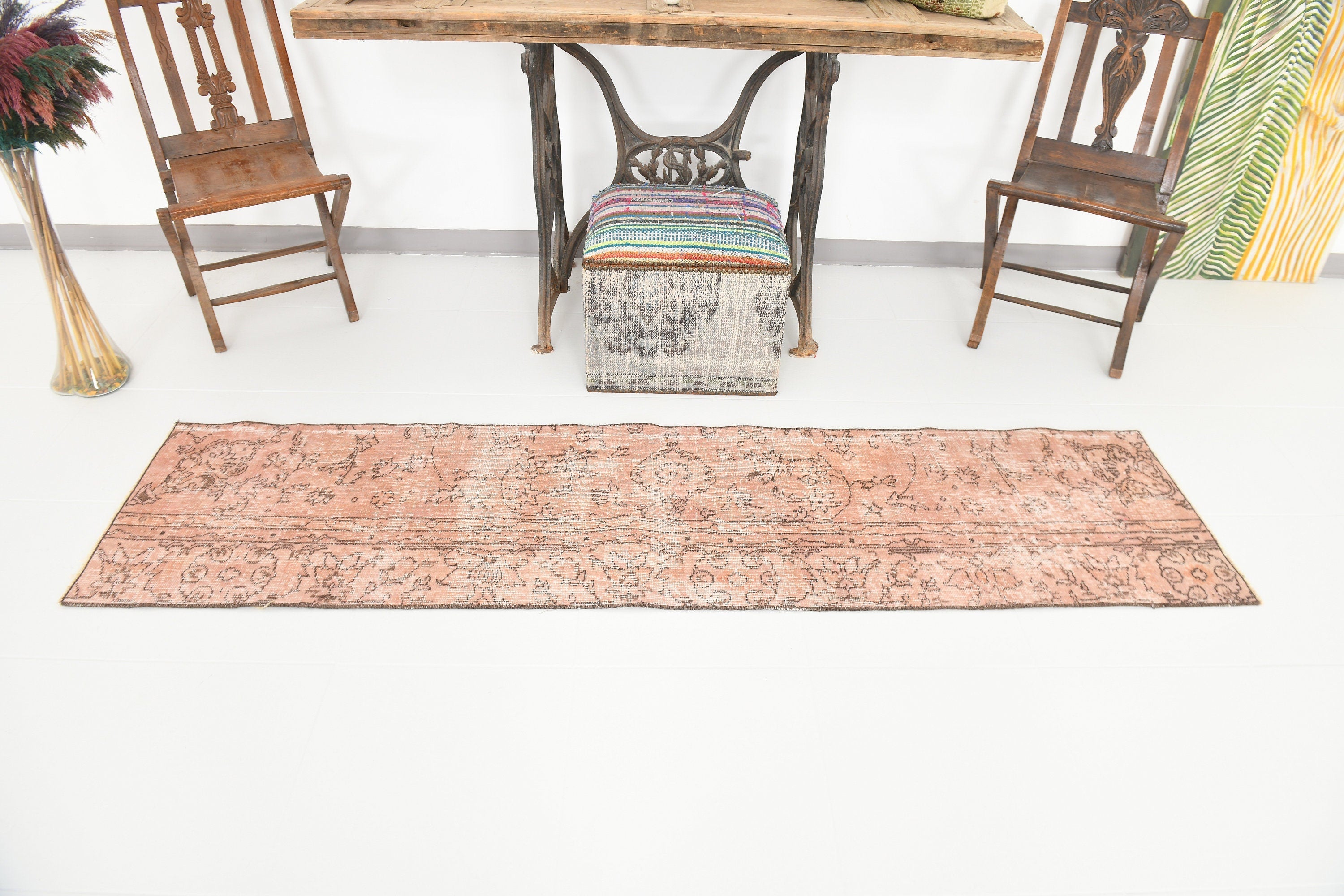 Vintage Runner Rug 1’10’’ x 7’5’’ ft
