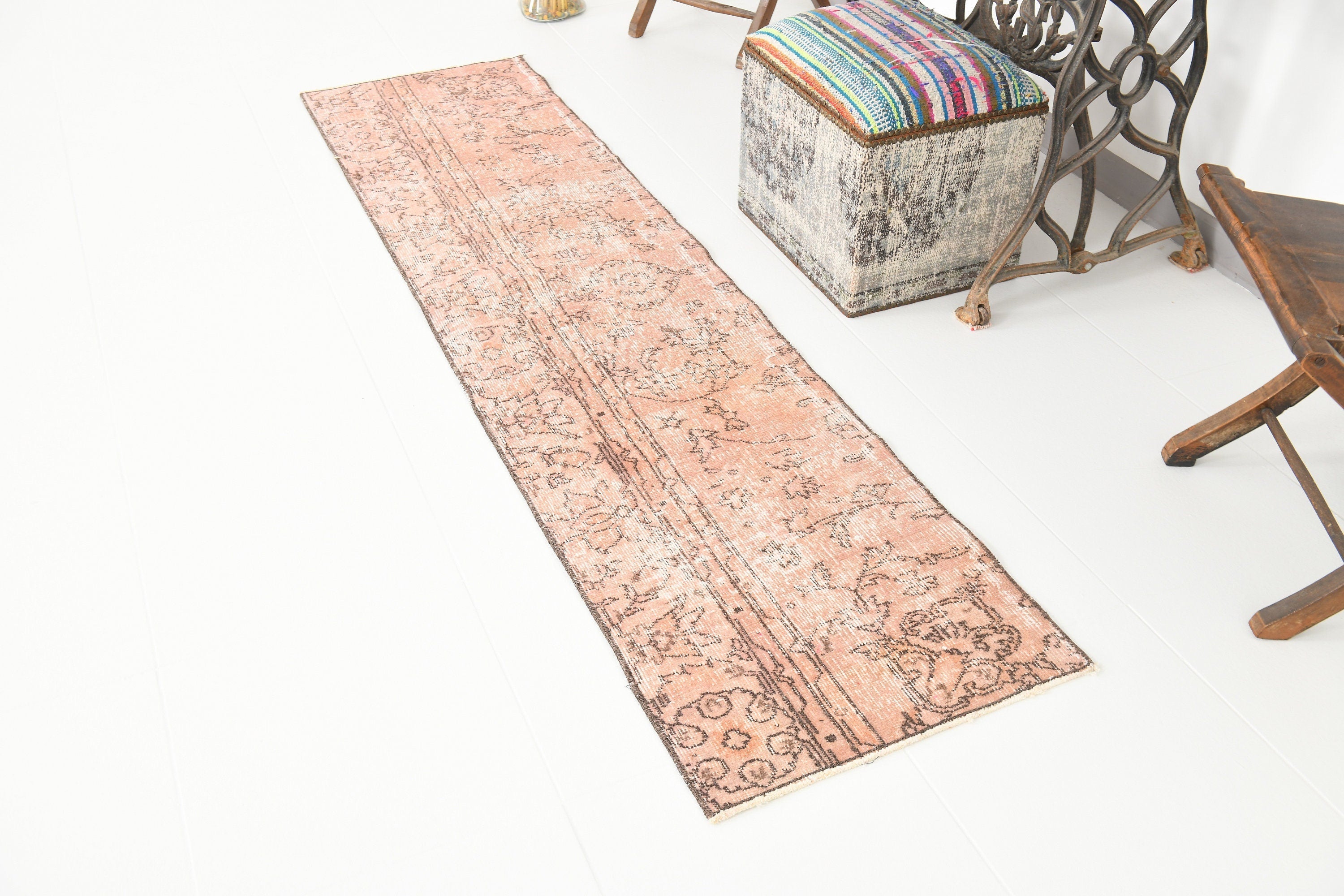 Vintage Runner Rug 1’10’’ x 7’5’’ ft