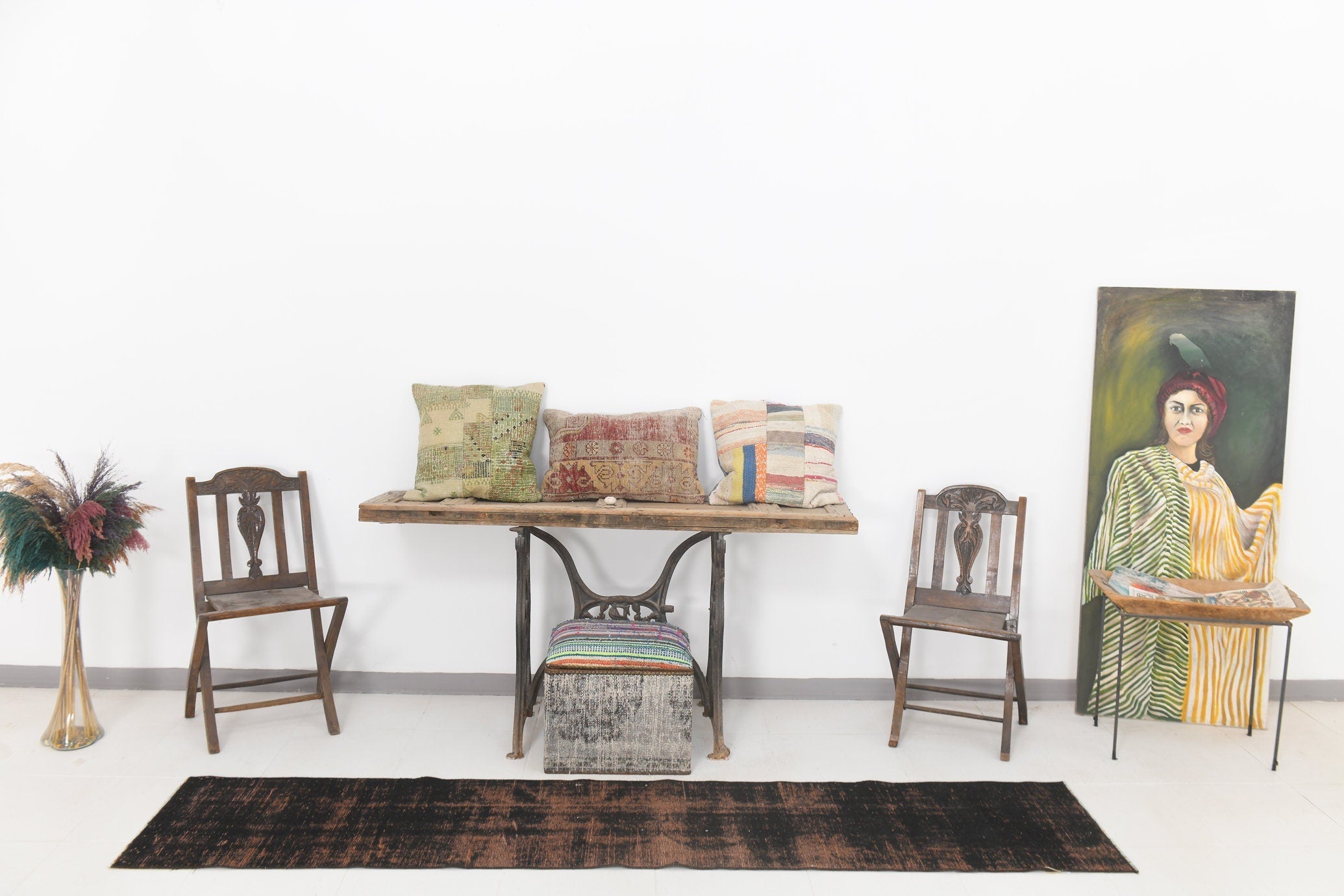 Vintage Runner Rug 1’10’’ x 8’11’’ ft