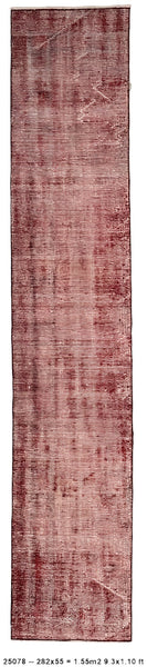 Vintage Runner Rug 1'10" x 9'3" ft