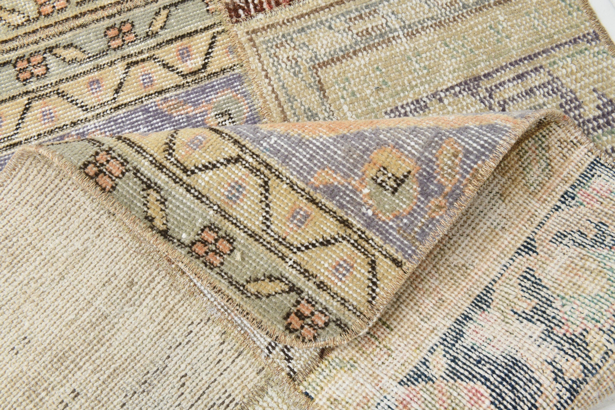 Vintage Runner Rug 1'12" x 8'4" ft