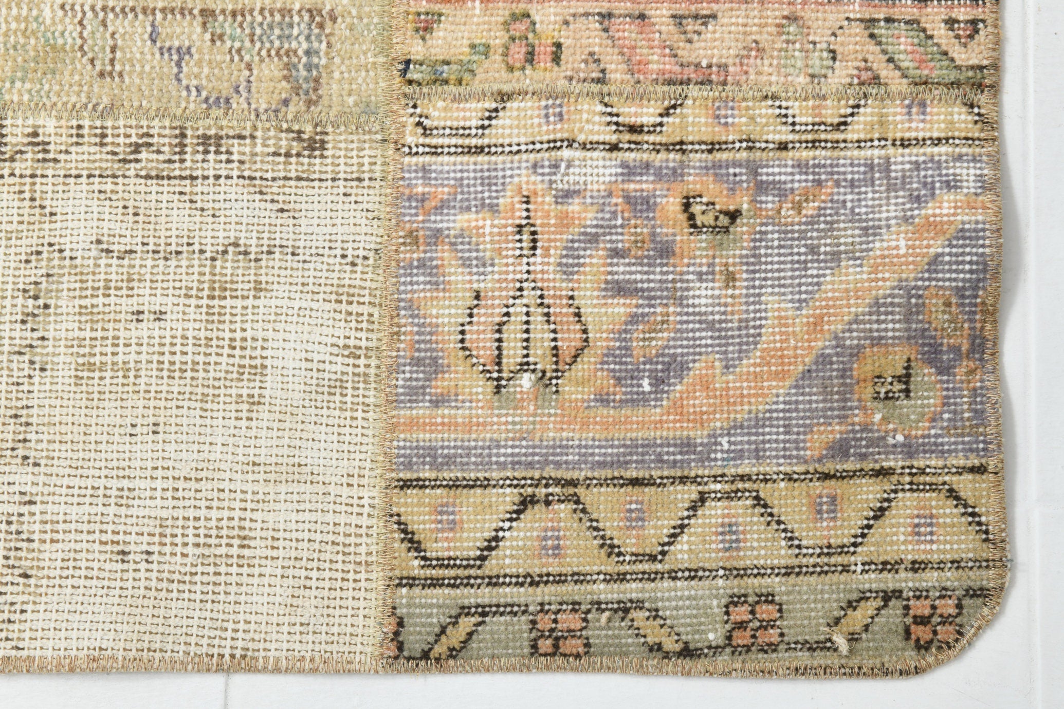 Vintage Runner Rug 1'12" x 8'4" ft