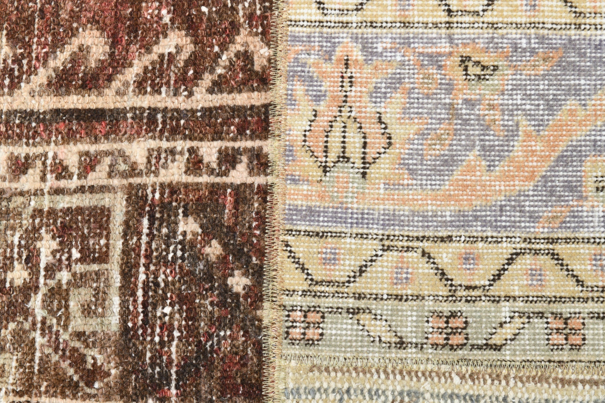 Vintage Runner Rug 1'12" x 8'4" ft