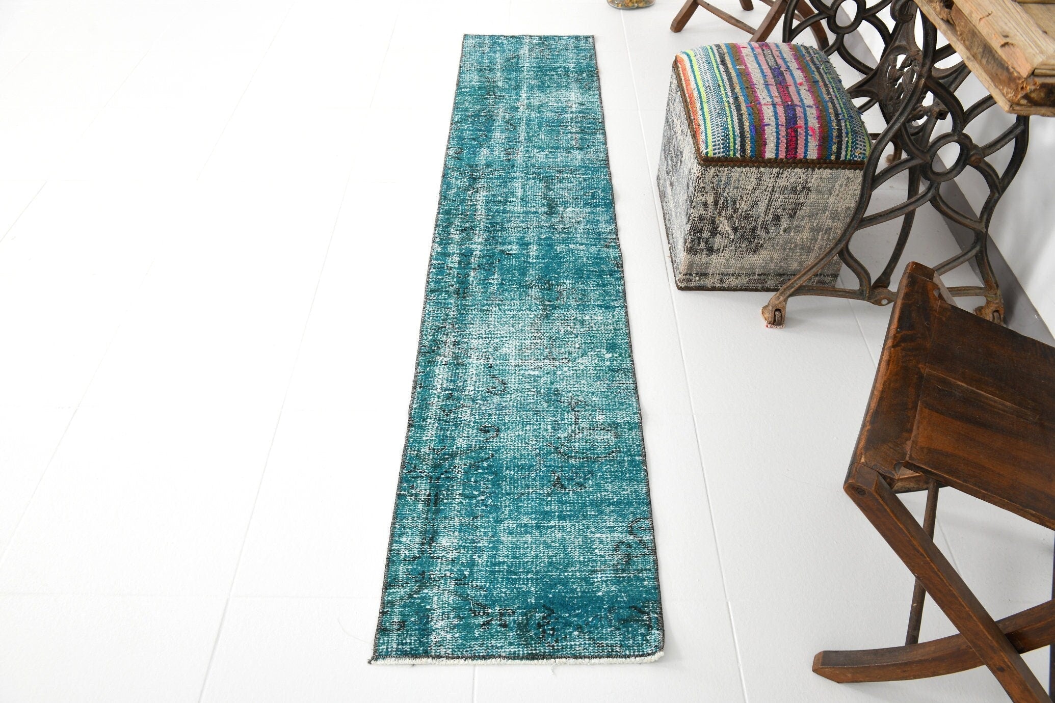 Vintage Runner Rug 1'6" x 7'5" ft