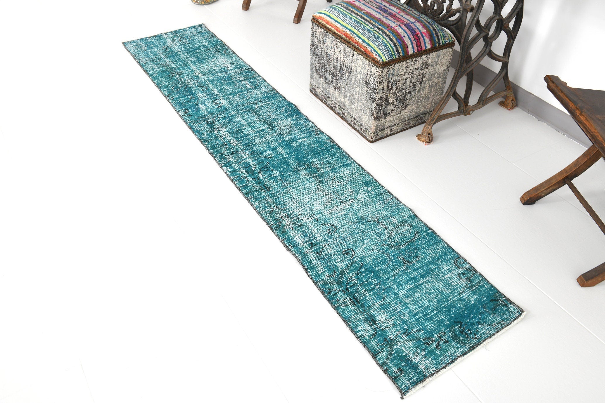 Vintage Runner Rug 1'6" x 7'5" ft