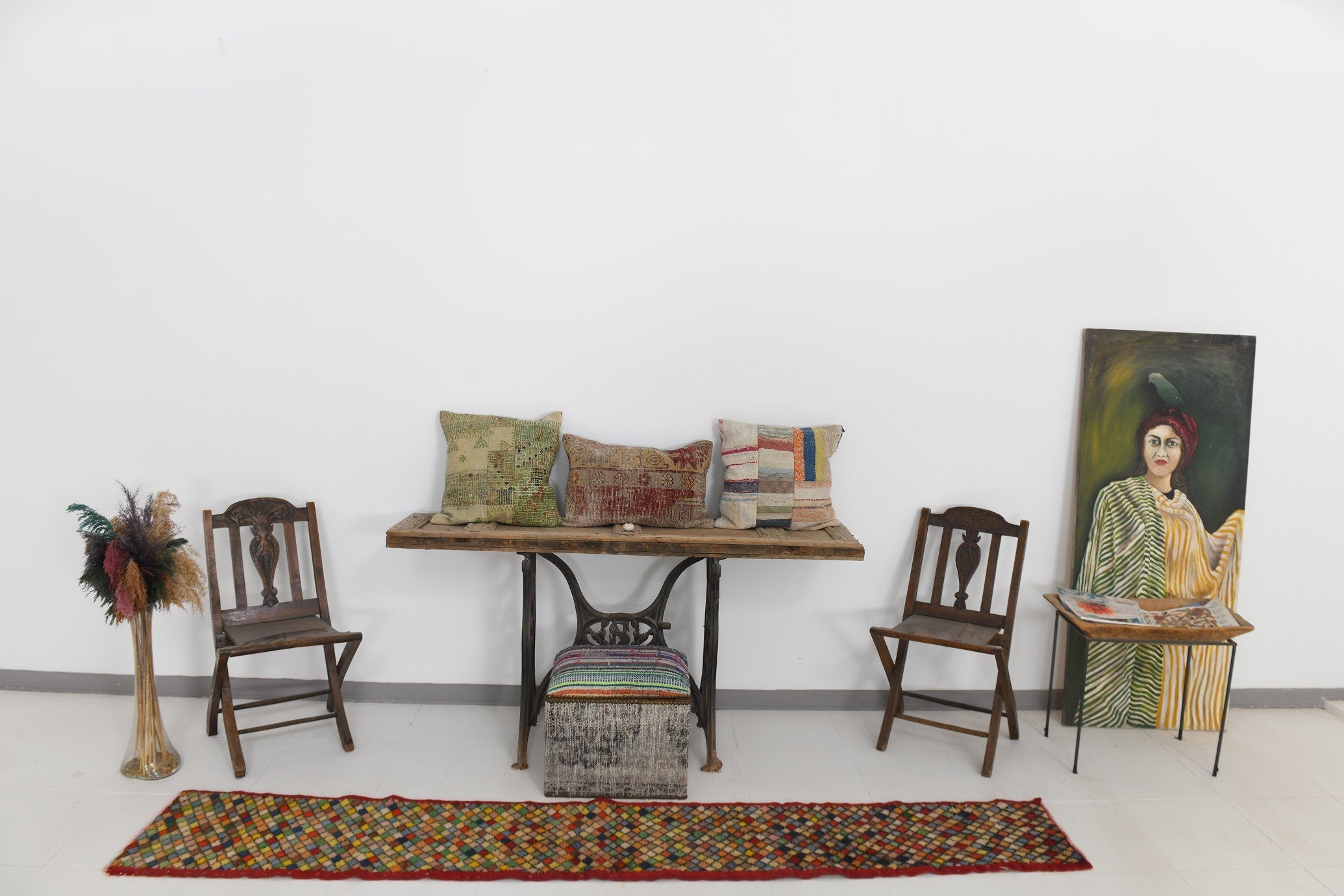 Vintage Runner Rug 1’6’’ x 9’2’’ ft