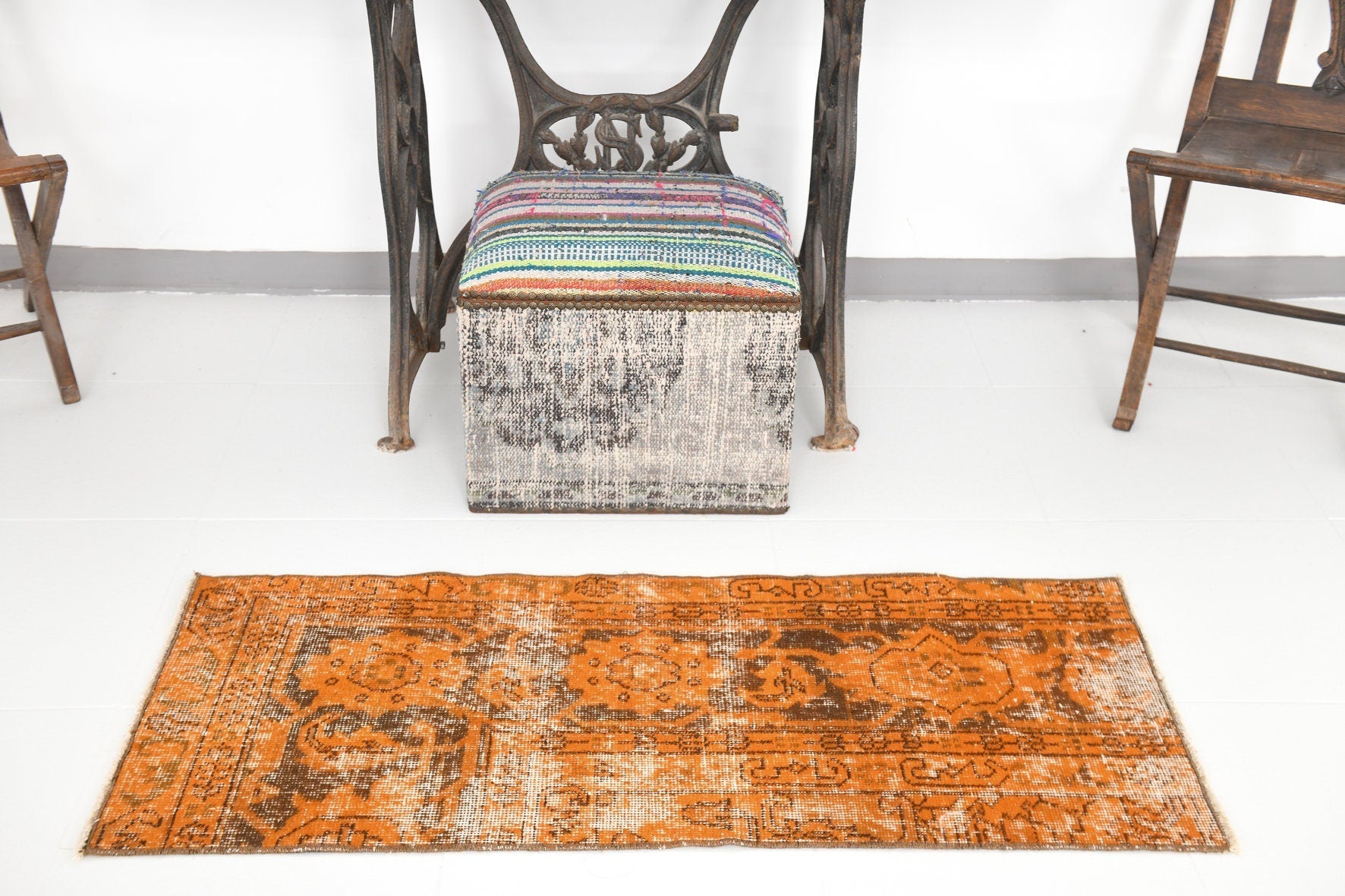 Vintage Runner Rug 1'8" x 4'1" ft