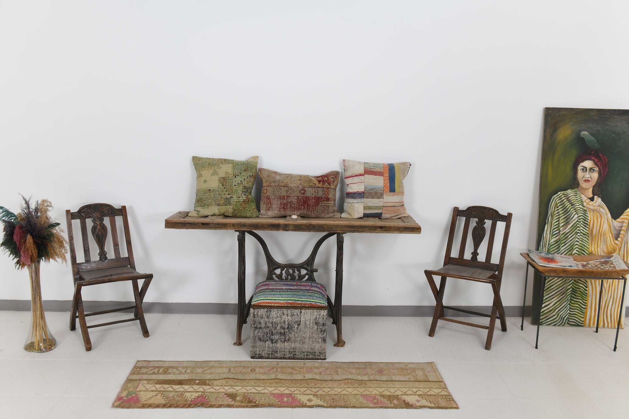 Vintage Runner Rug 1’8’’ x 5’10’’ ft