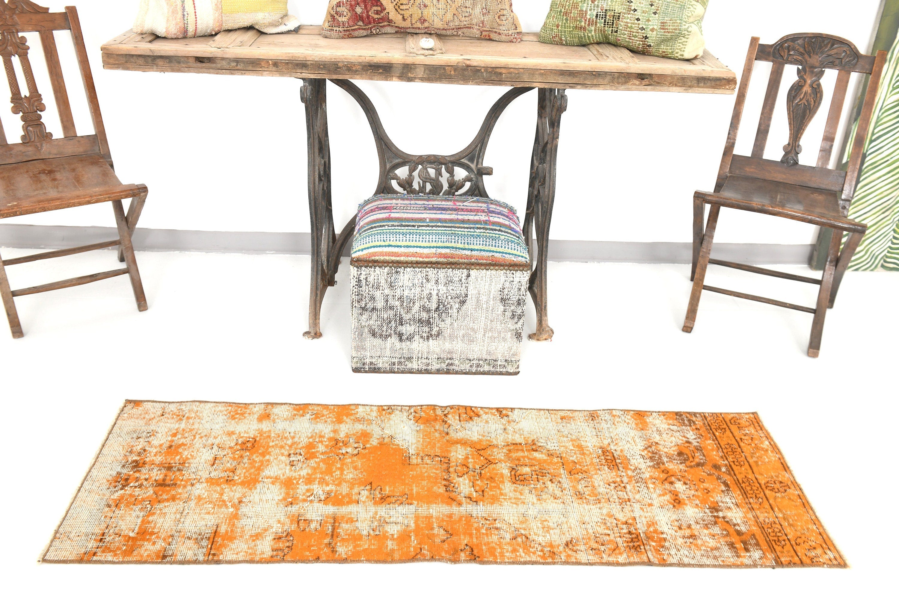 Vintage Runner Rug 1'9" x 5'5" ft