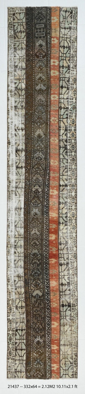Vintage Runner Rug 2’1’’ x 10’11’’ ft