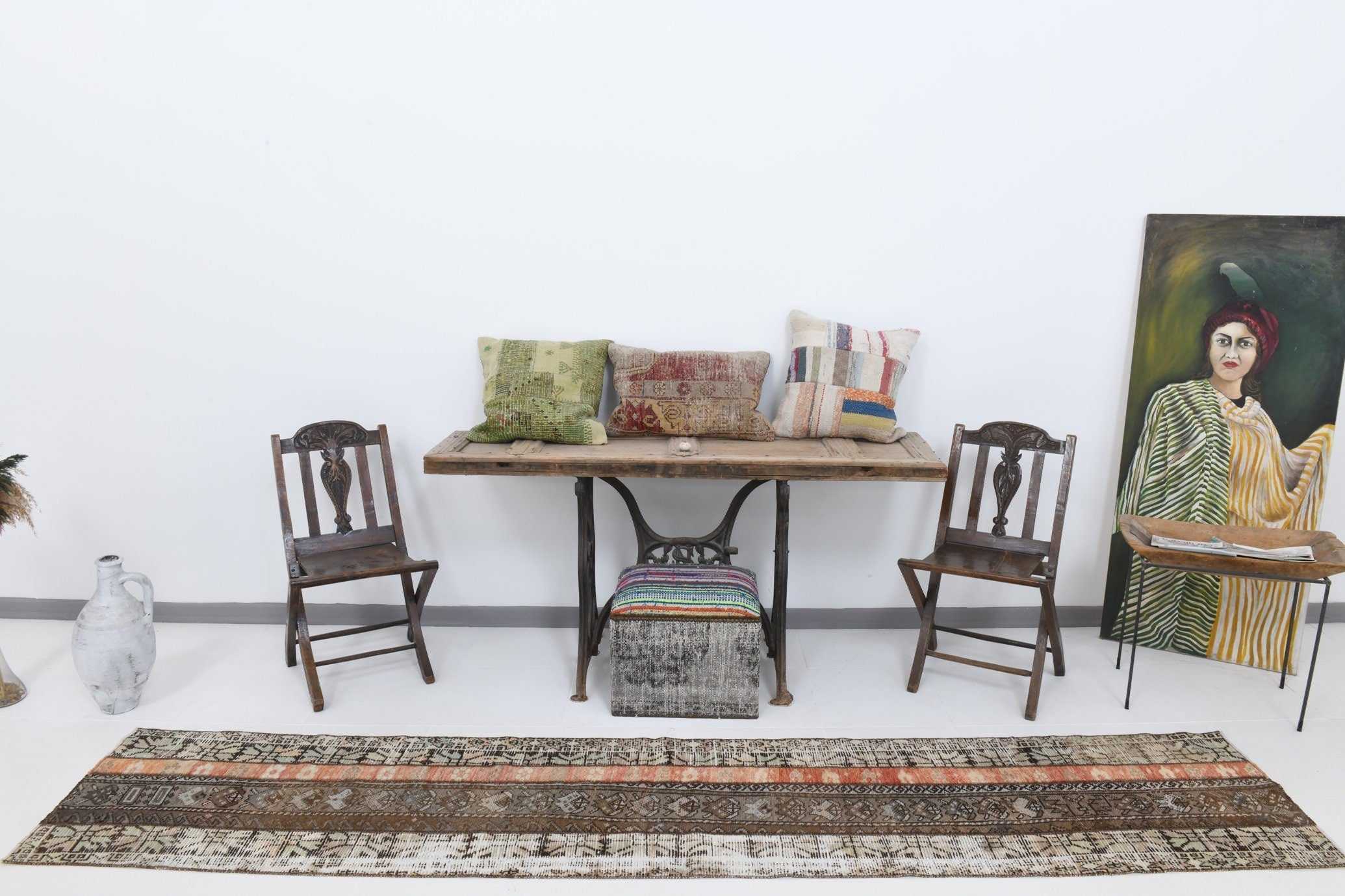 Vintage Runner Rug 2’1’’ x 10’11’’ ft