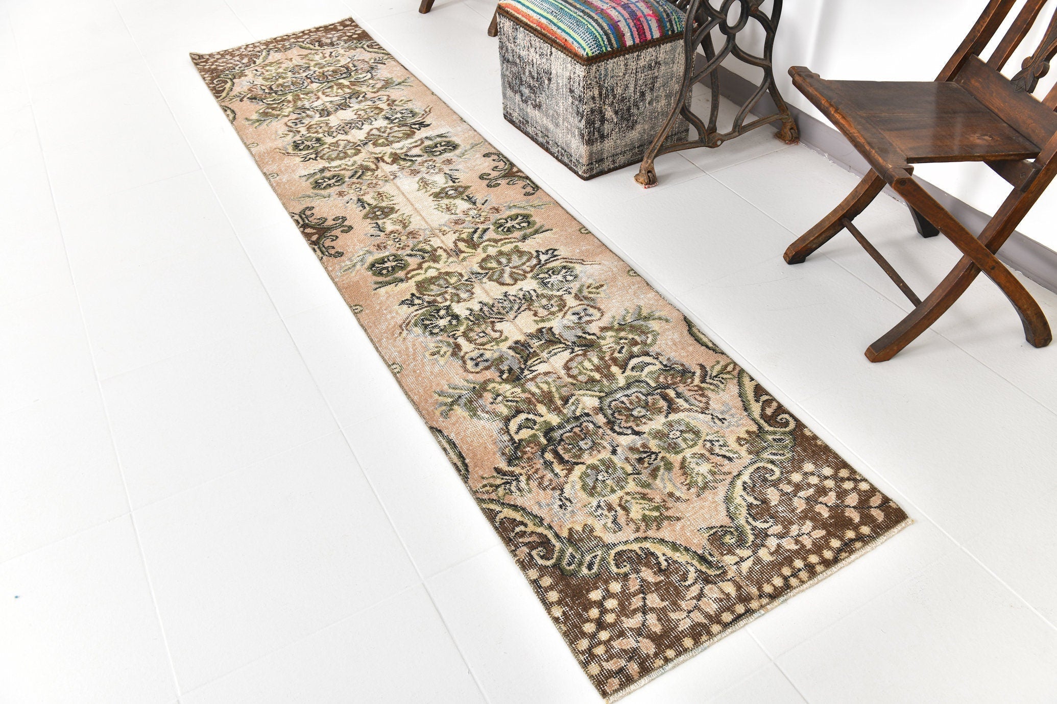 Vintage Runner Rug 2'1" x 9'2" ft