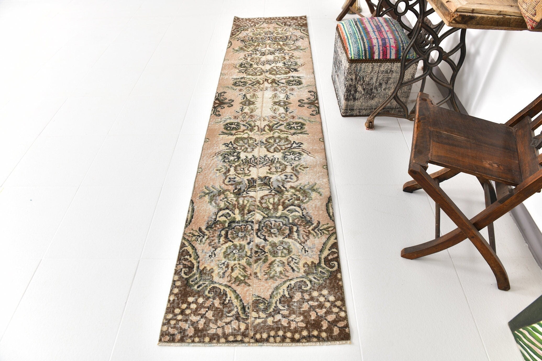 Vintage Runner Rug 2'1" x 9'2" ft