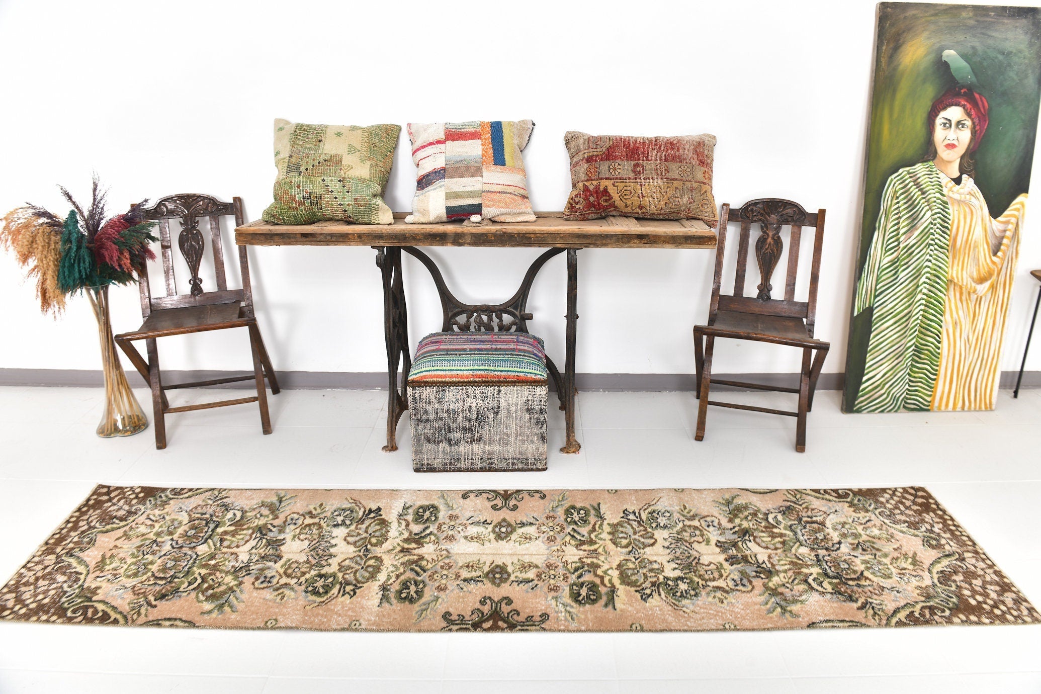 Vintage Runner Rug 2'1" x 9'2" ft