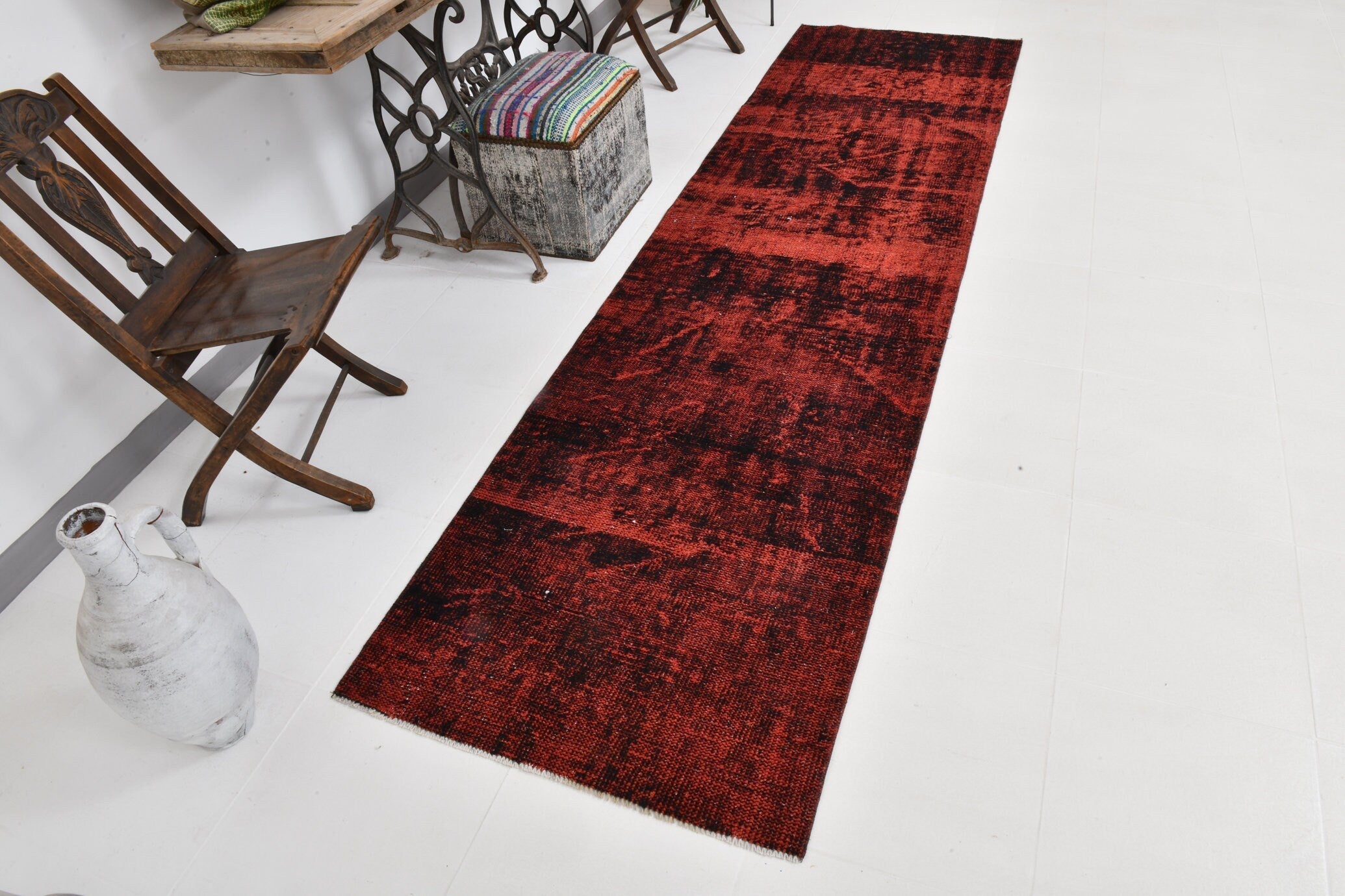Vintage Runner Rug 2’10’’ x 10’2’’ ft