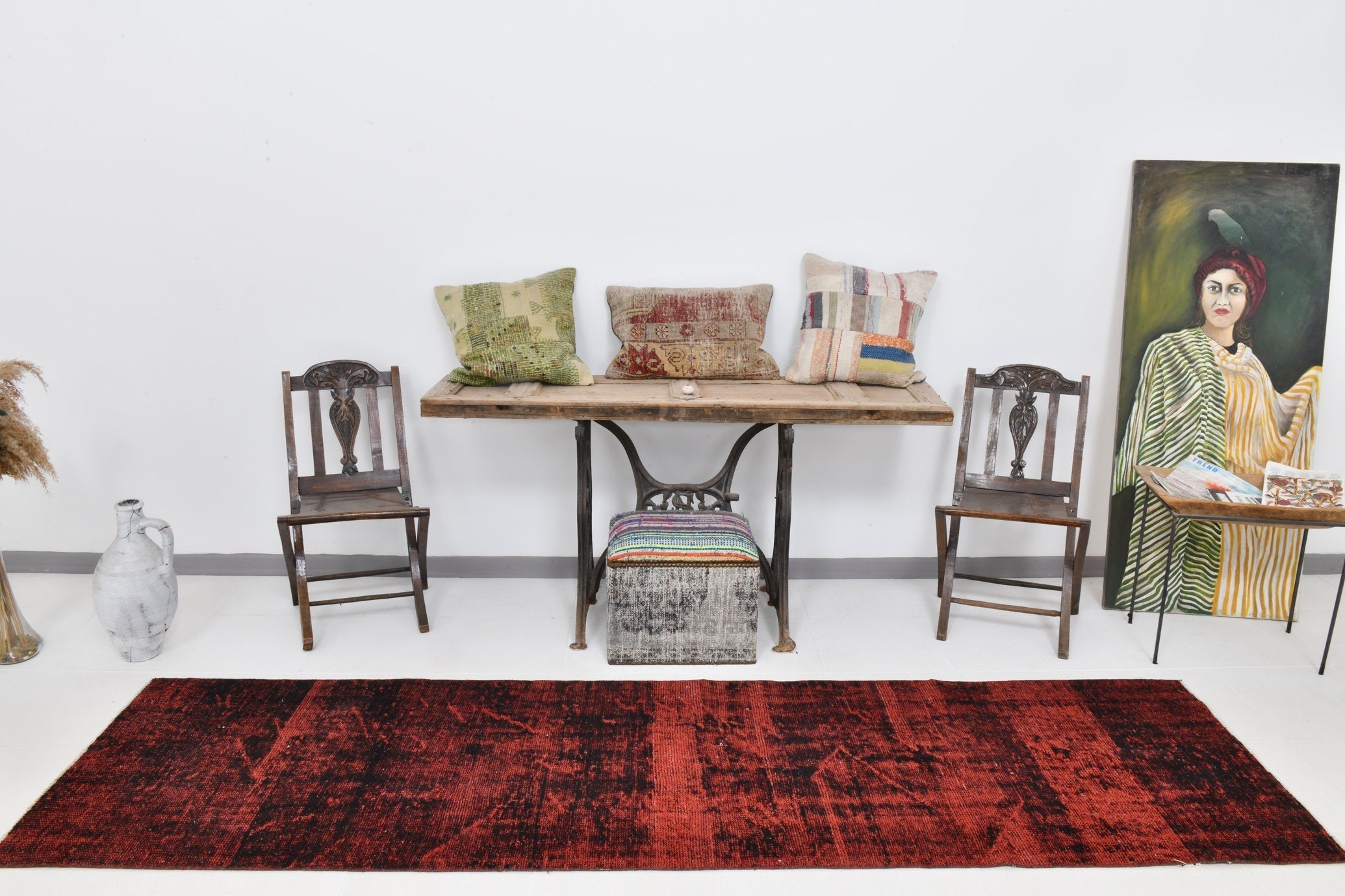 Vintage Runner Rug 2’10’’ x 10’2’’ ft