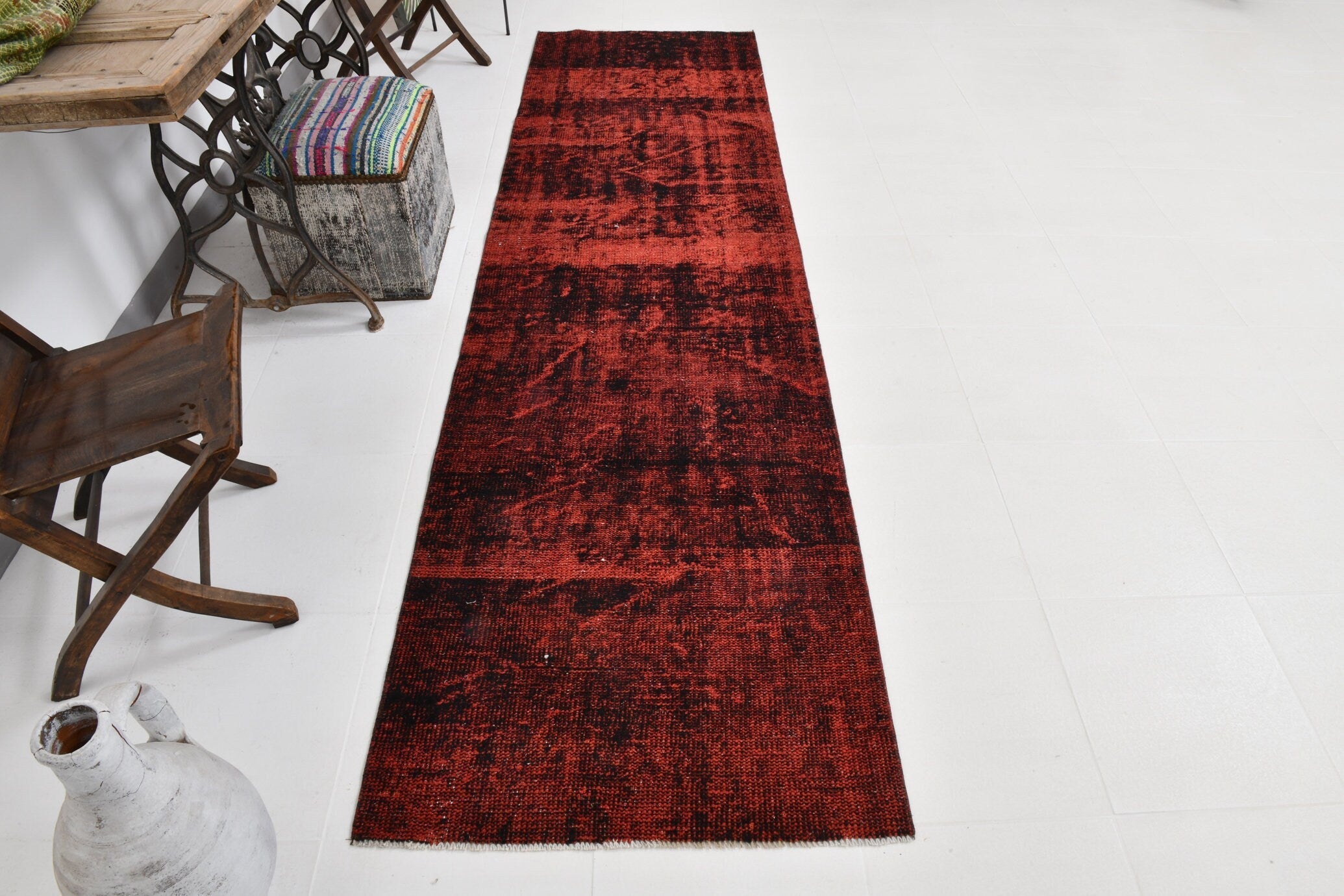 Vintage Runner Rug 2’10’’ x 10’2’’ ft