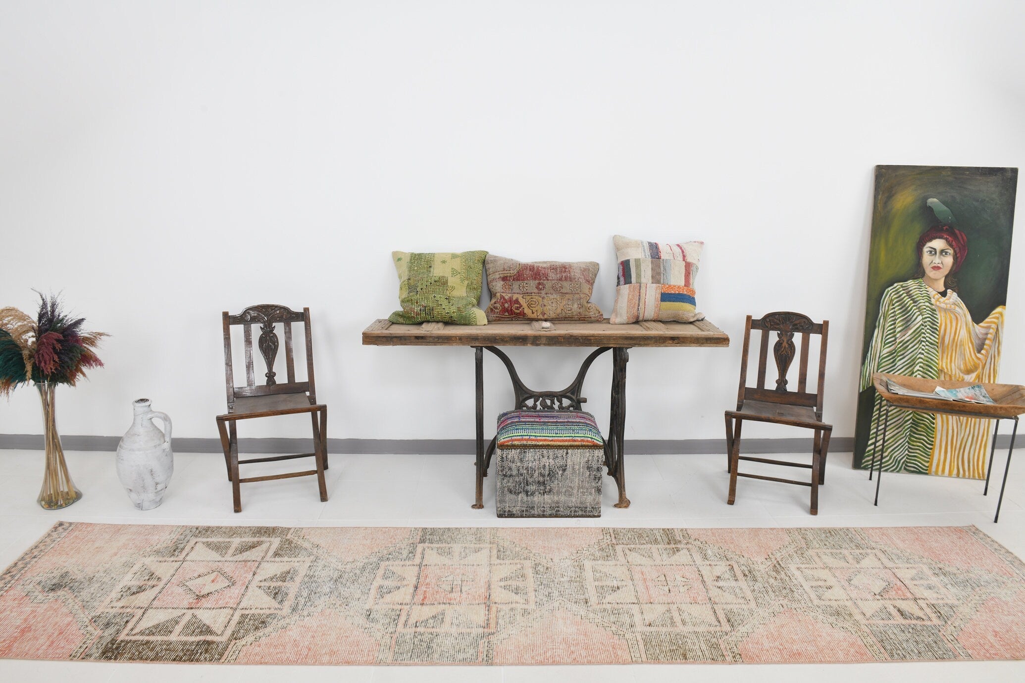 Vintage Runner Rug 2'10" x 13'1" ft