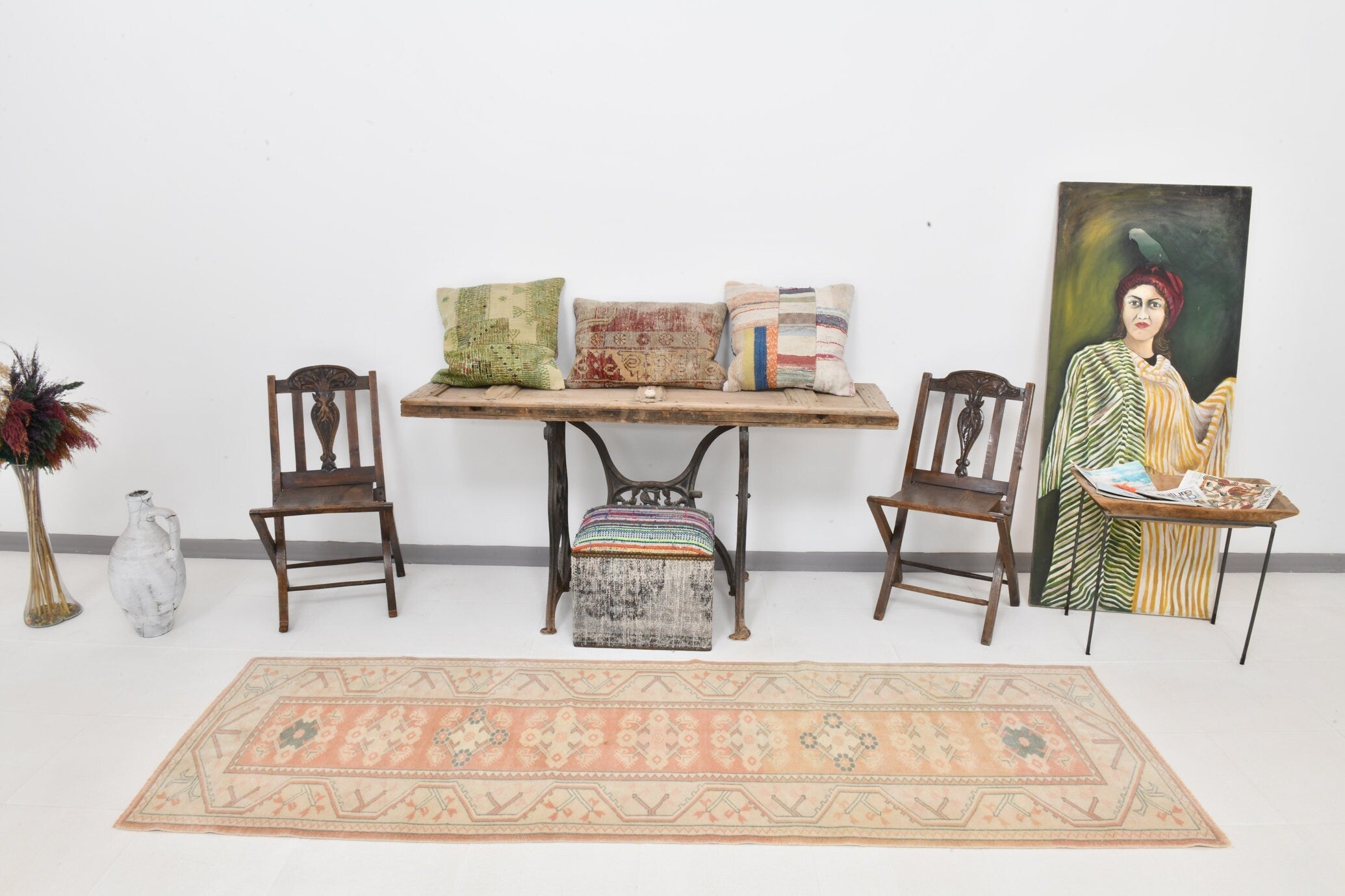 Vintage Runner Rug 2'10" x 8'10" ft