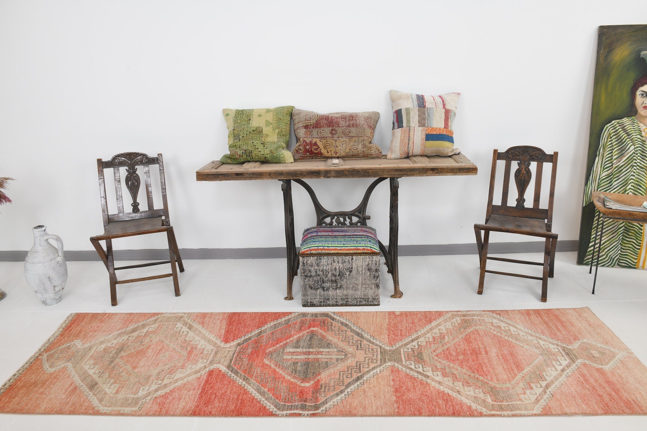 Vintage Runner Rug 2'10" x 9'11" ft
