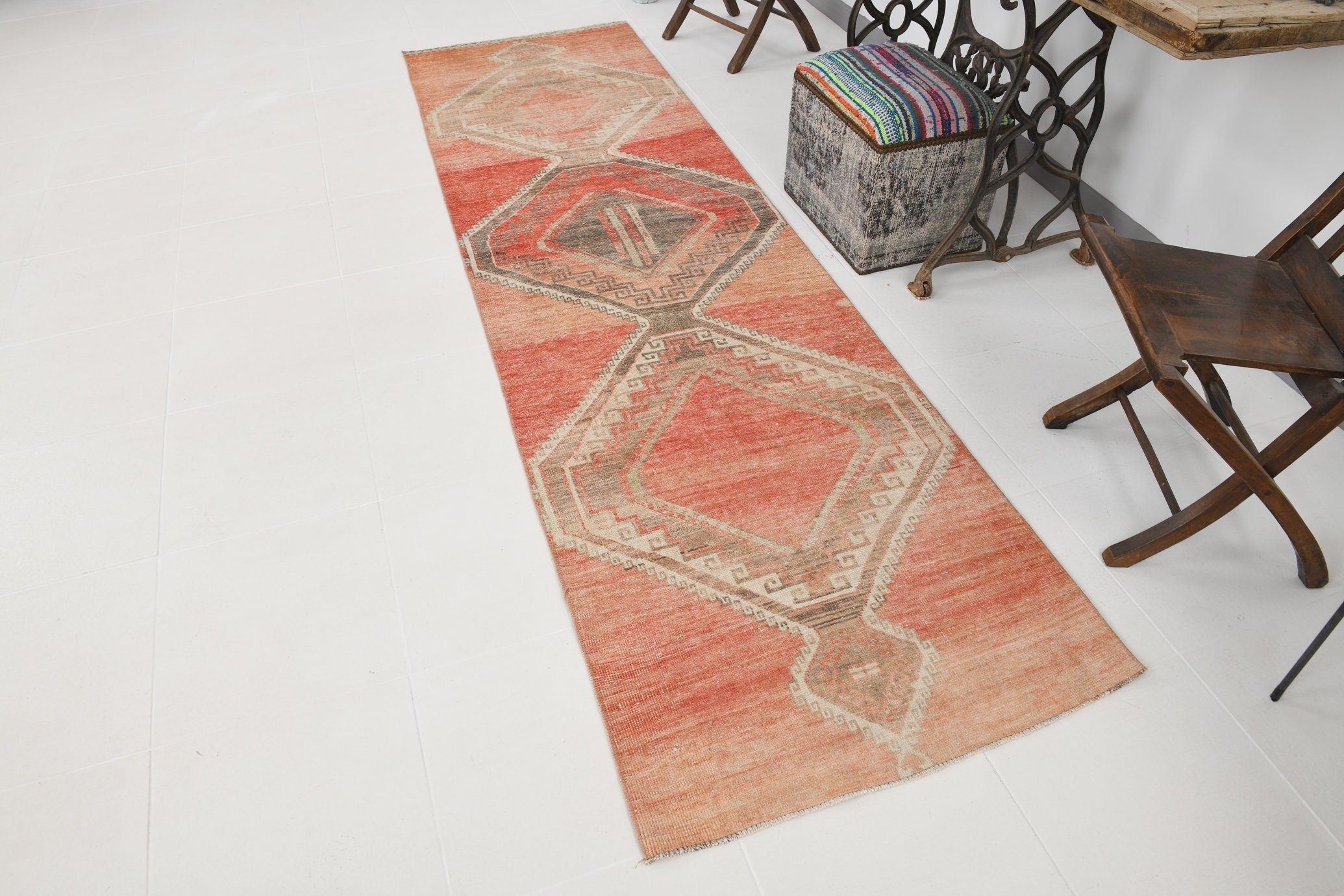 Vintage Runner Rug 2'10" x 9'11" ft