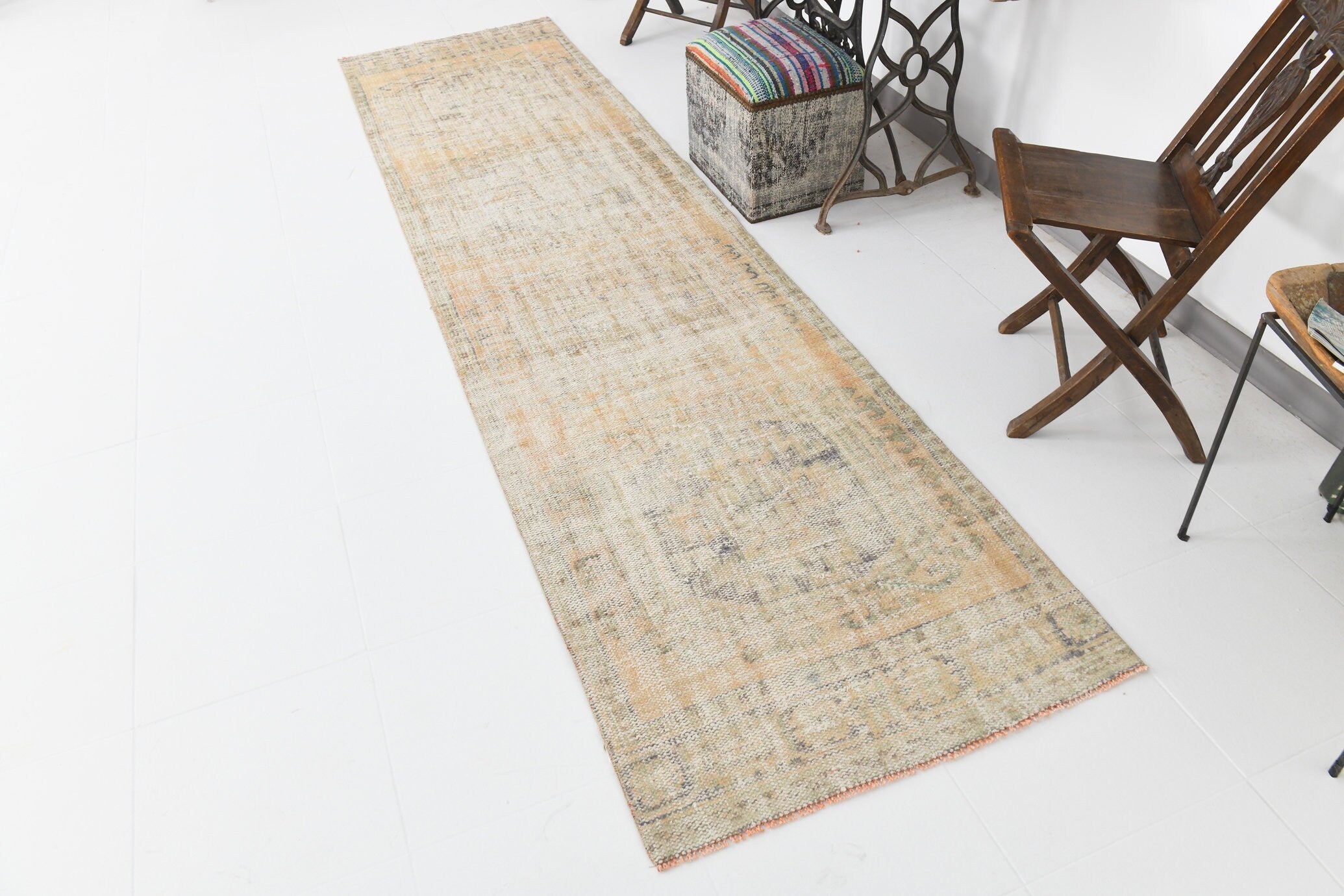 Vintage Runner Rug 2’11’’ x 11’7’’ ft