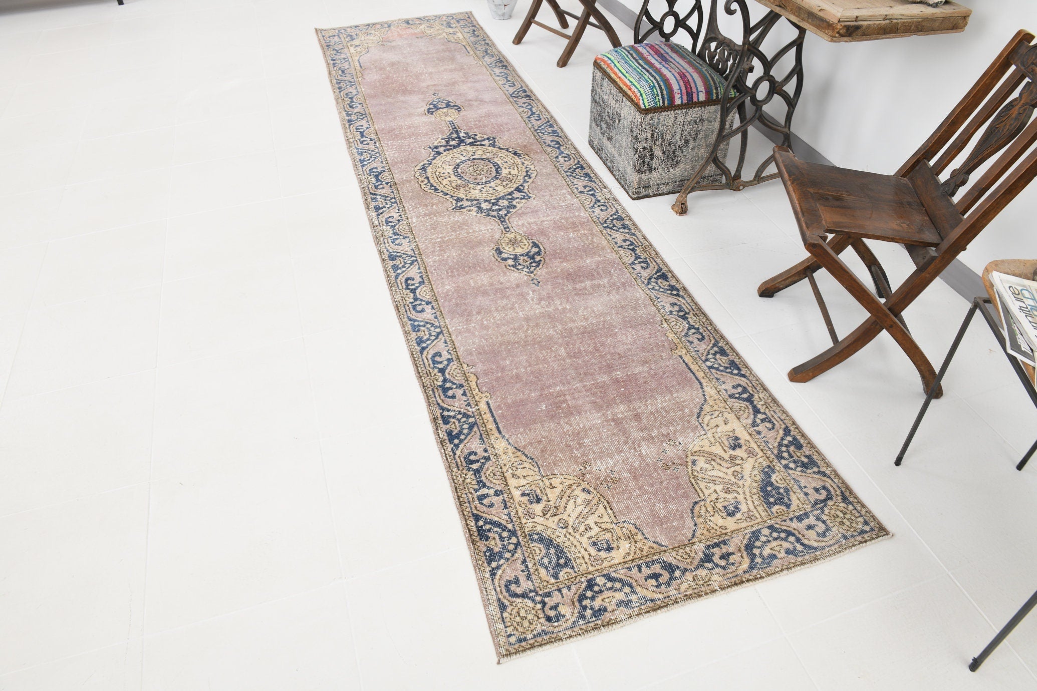 Vintage Runner Rug 2'11" x 12'0" ft
