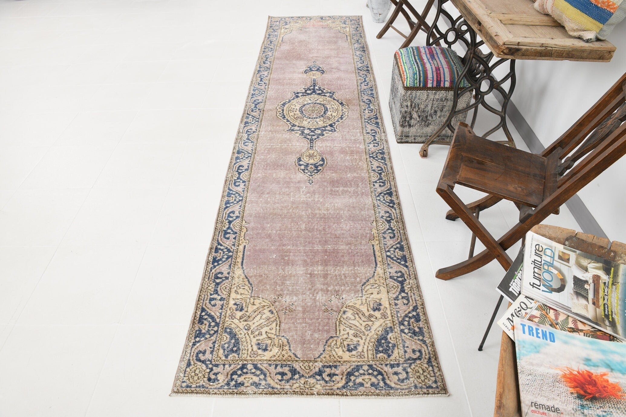 Vintage Runner Rug 2'11" x 12'0" ft