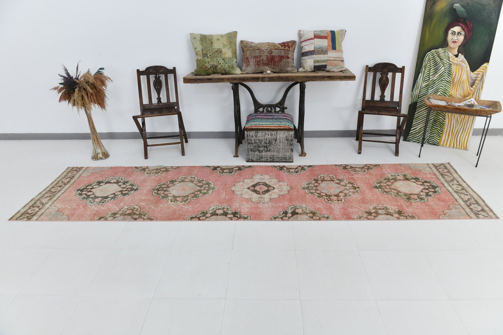 Vintage Runner Rug 2’11’’ x 12’1’’ ft