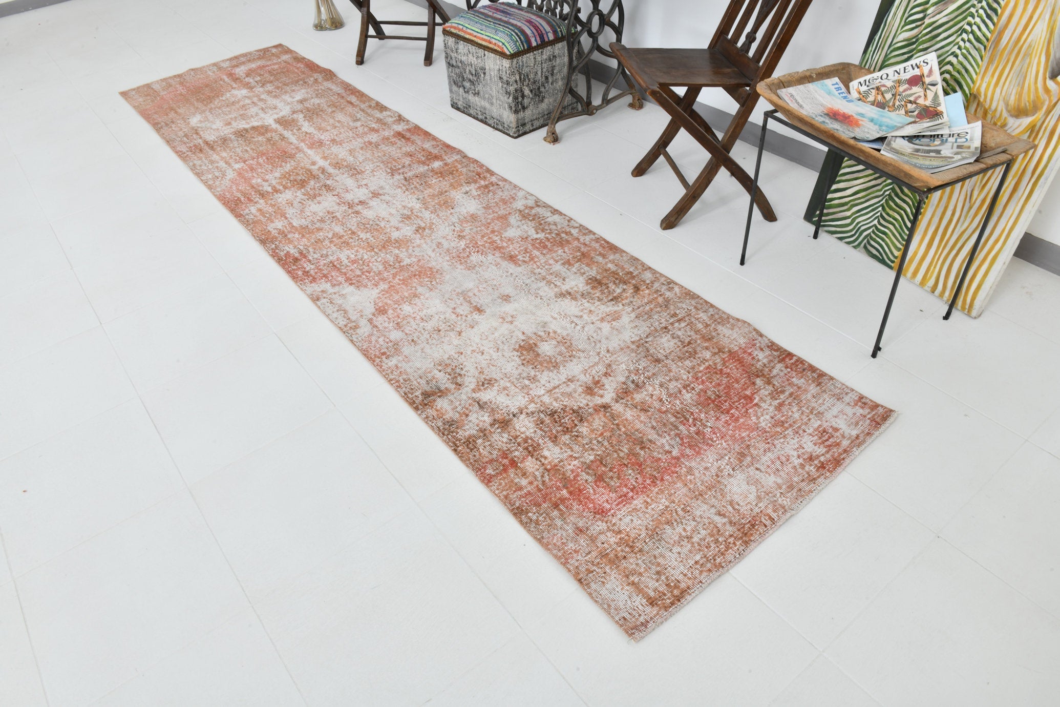 Vintage Runner Rug 2'11" x 12'4" ft