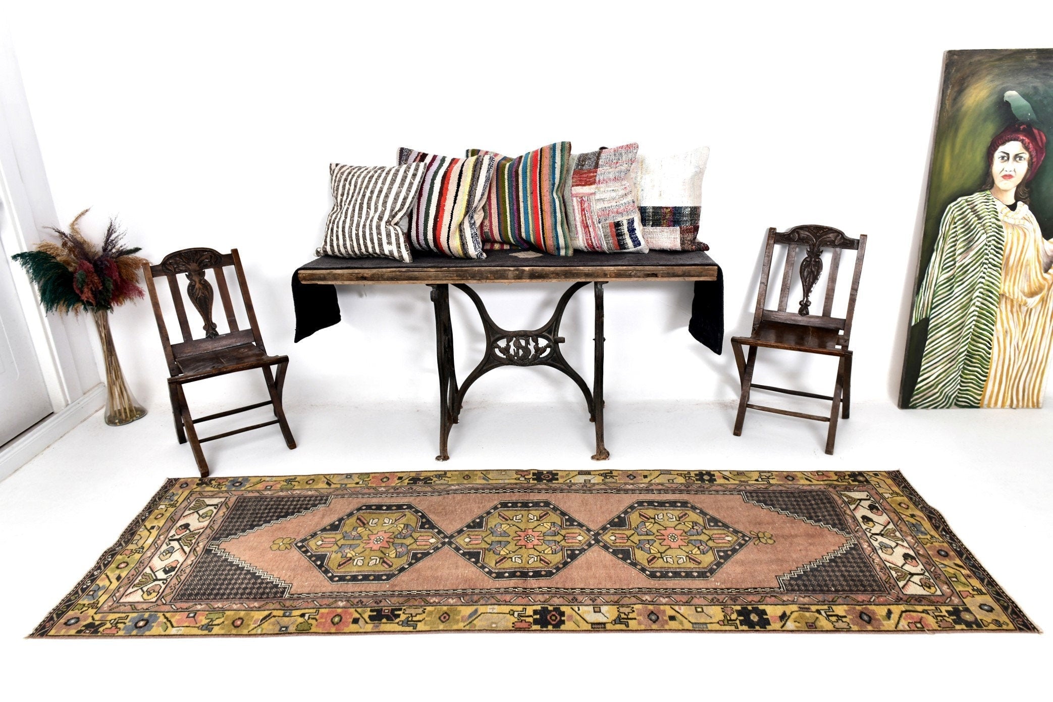 Vintage Runner Rug 2’11’’ x 9’7’’ ft