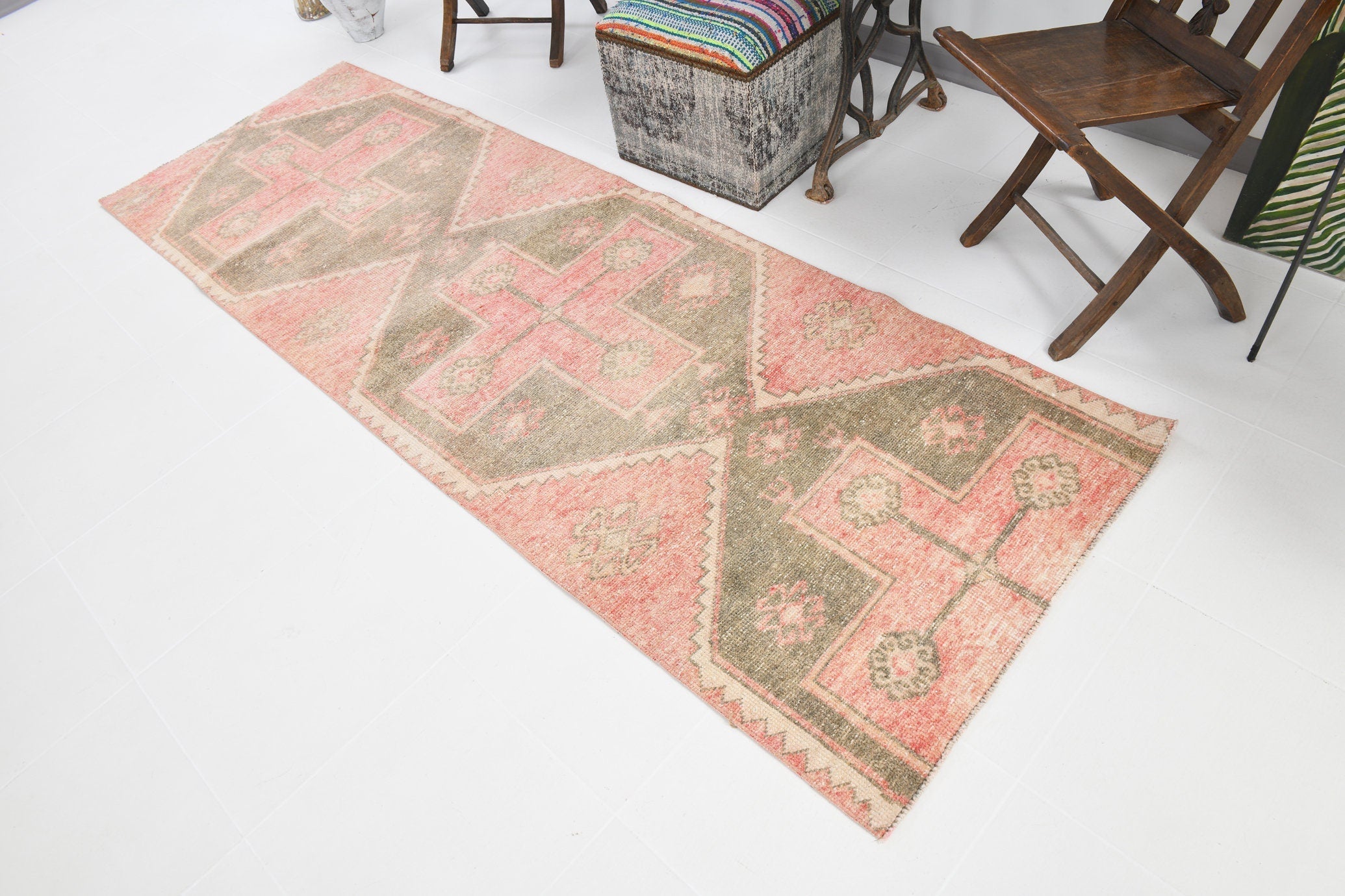 Vintage Runner Rug 2’12’’ x 8’12’’ ft