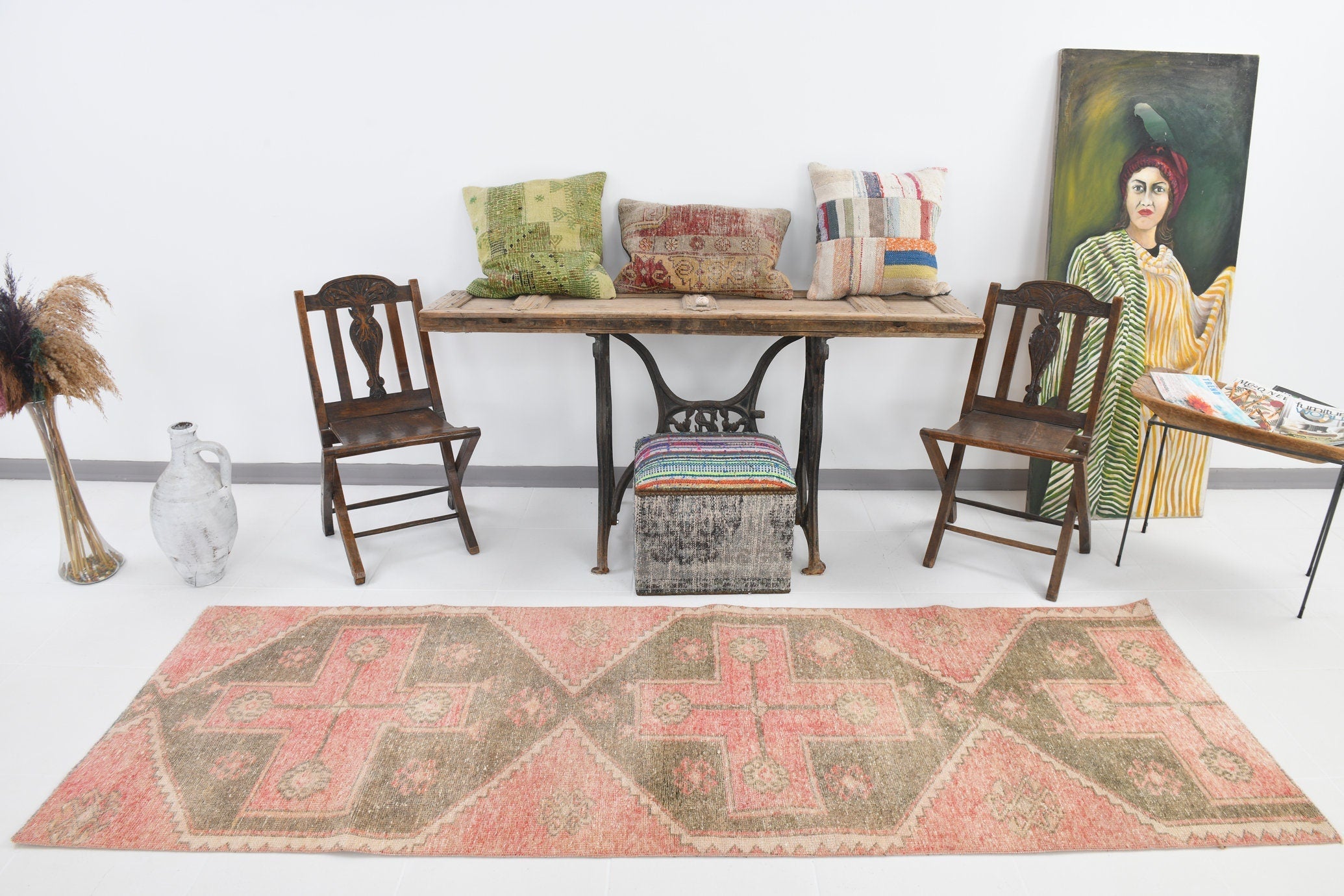 Vintage Runner Rug 2’12’’ x 8’12’’ ft