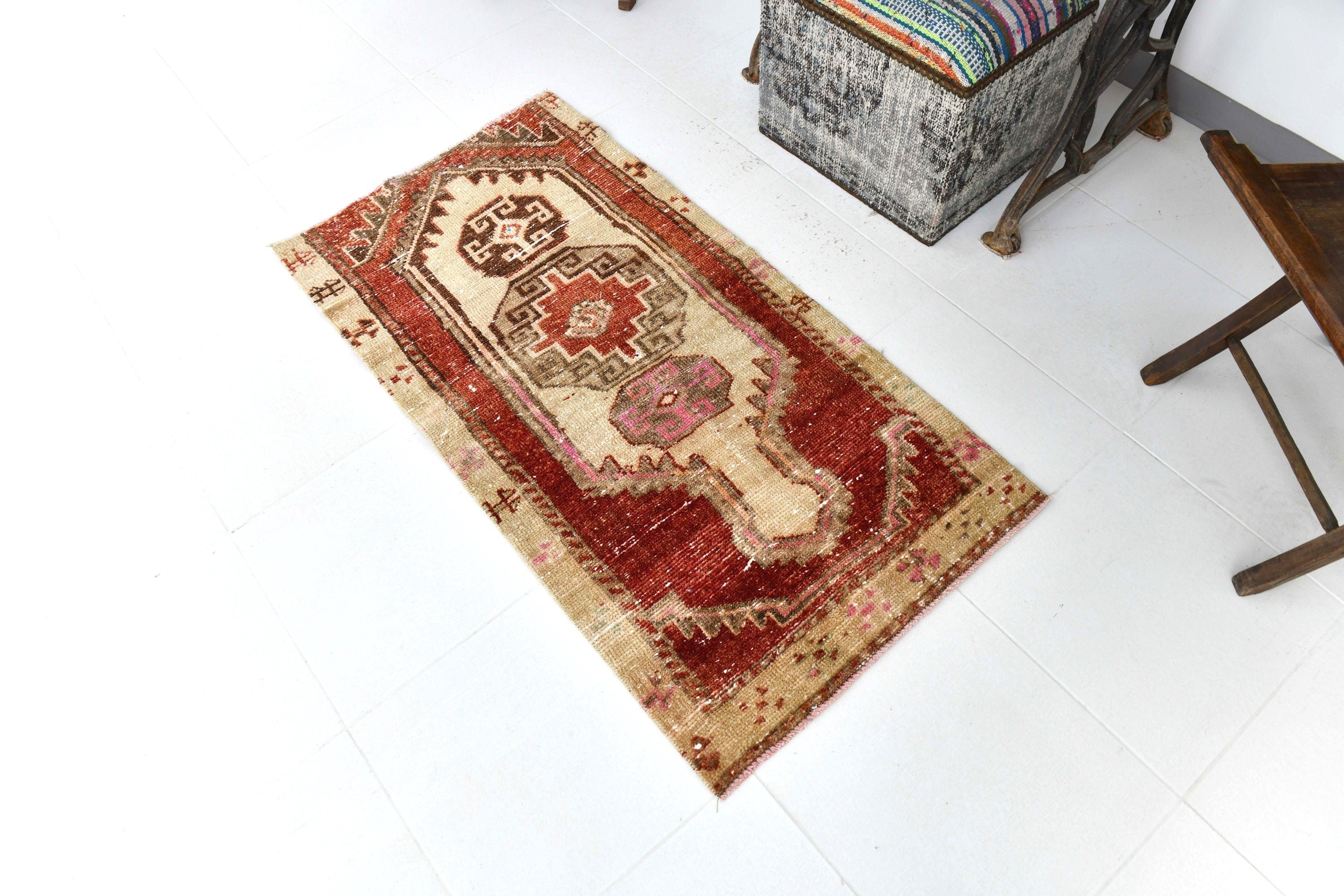 Vintage Runner Rug 2'3" x 4'4" ft