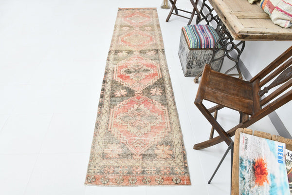 Vintage Runner Rug 2'4" x 10'5" ft