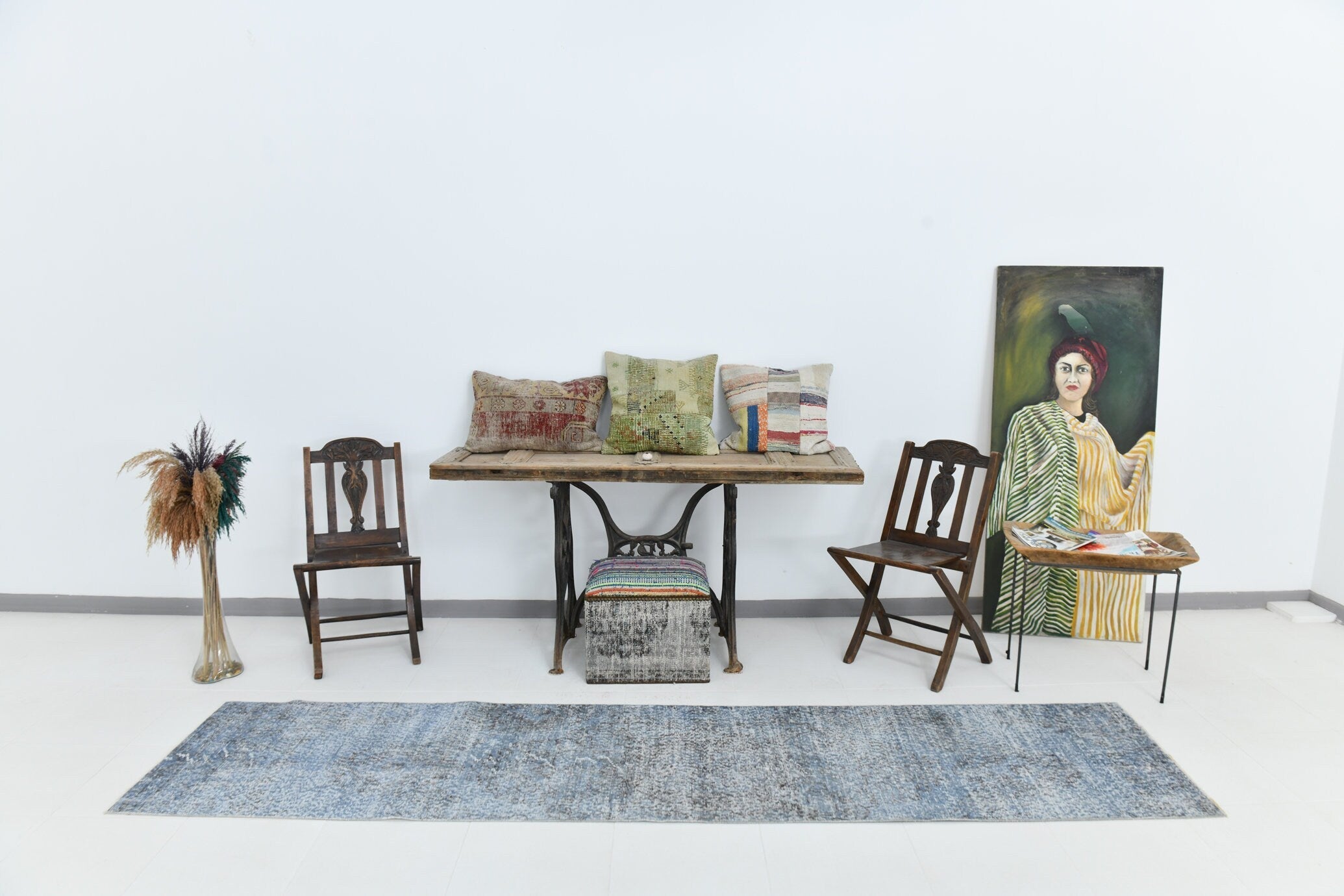 Vintage Runner Rug 2'4" x 10'5" ft